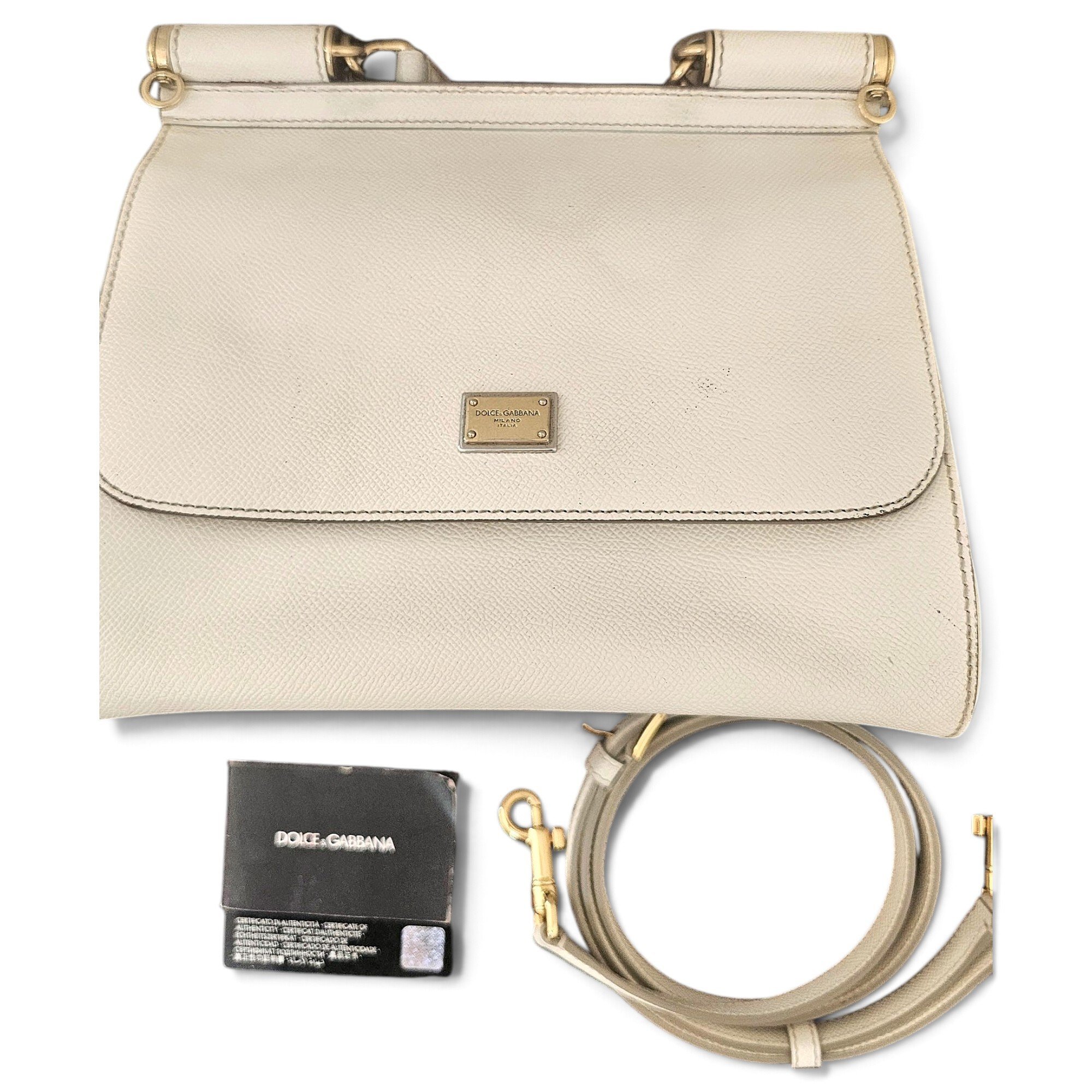 Dolce & Gabbana Sicily leather handbag