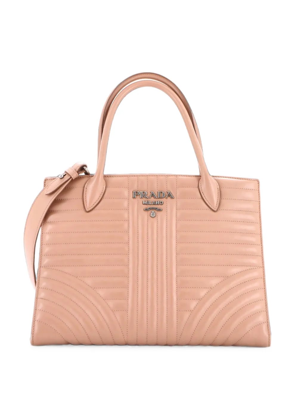 Convertible Open Diagramme Quilted Leather Medium tote bag