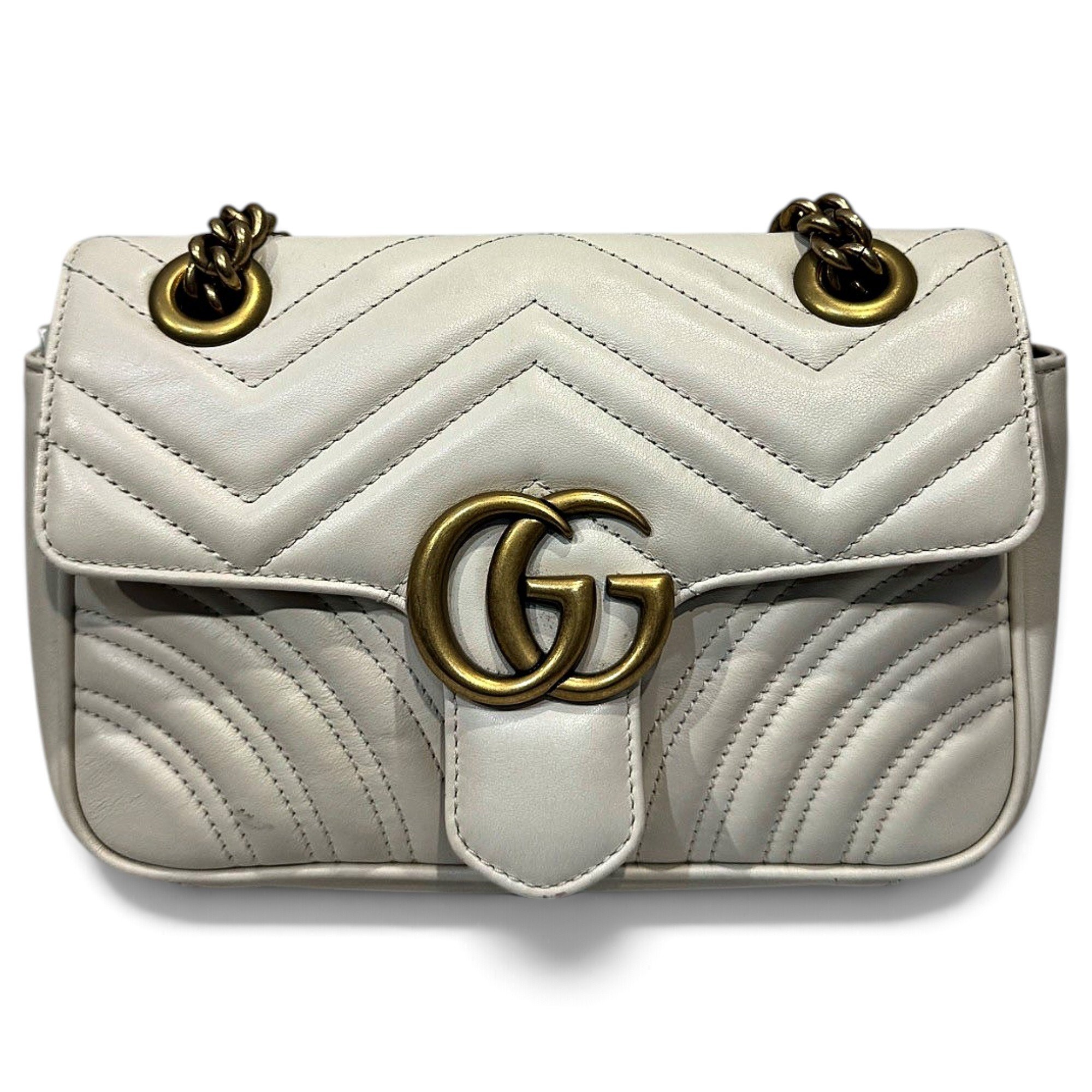 GG Marmont Flap leather crossbody bag