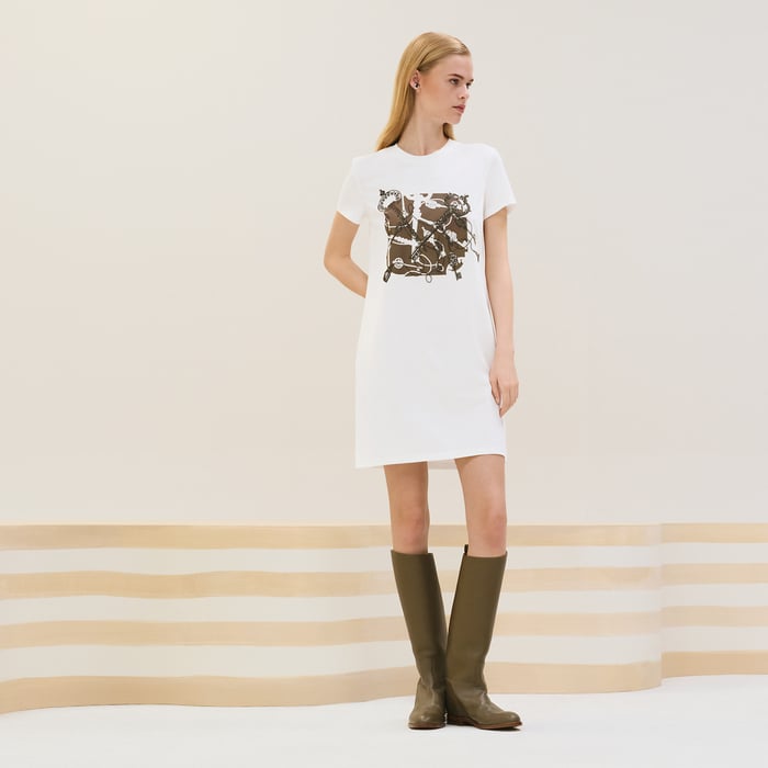 Blanc Straight Dress