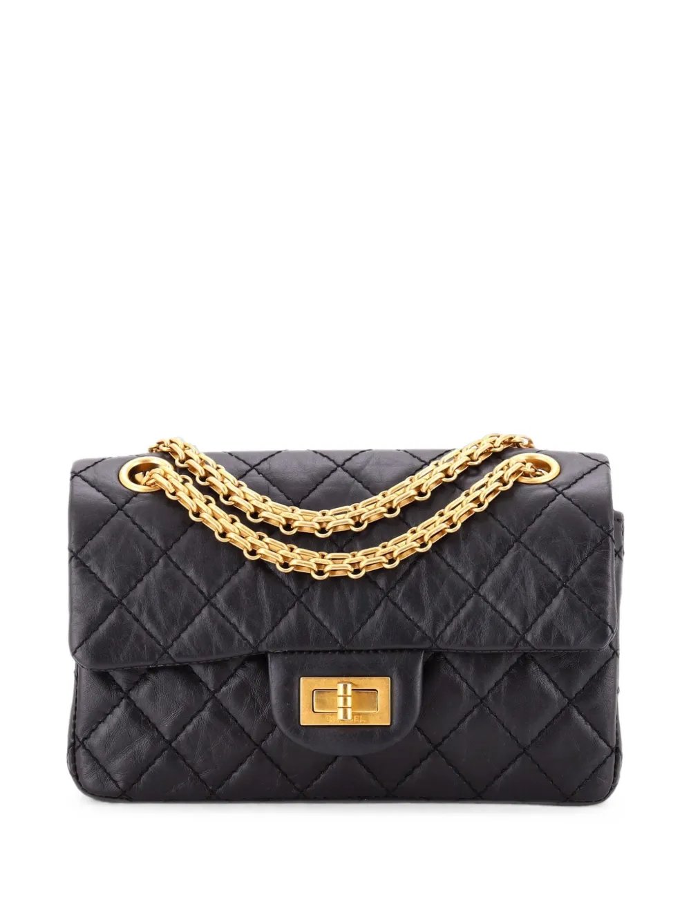 Reissue 2.55 Flap Bag Quilted Aged Calfskin 224 crossbody bag