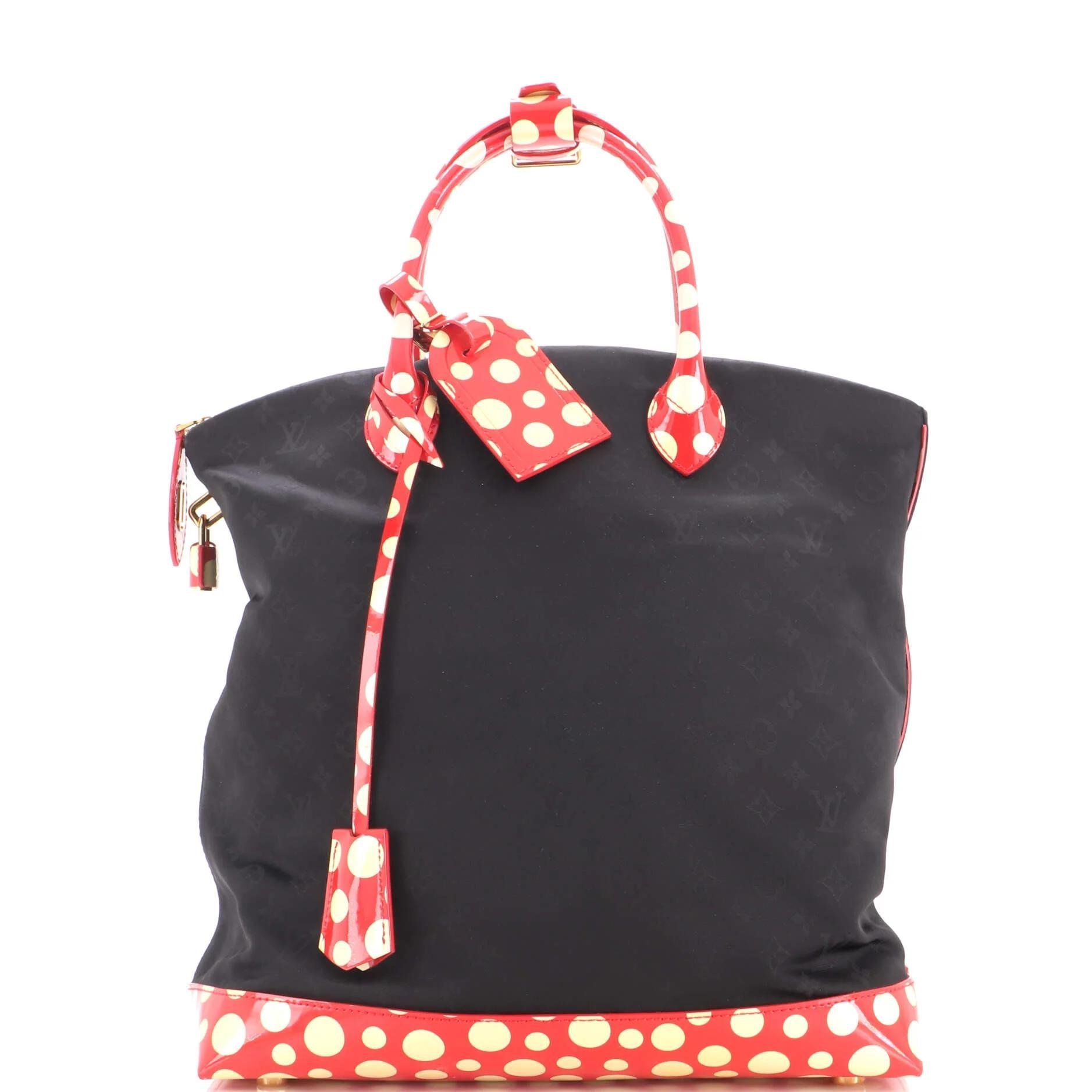 Patent leather tote
