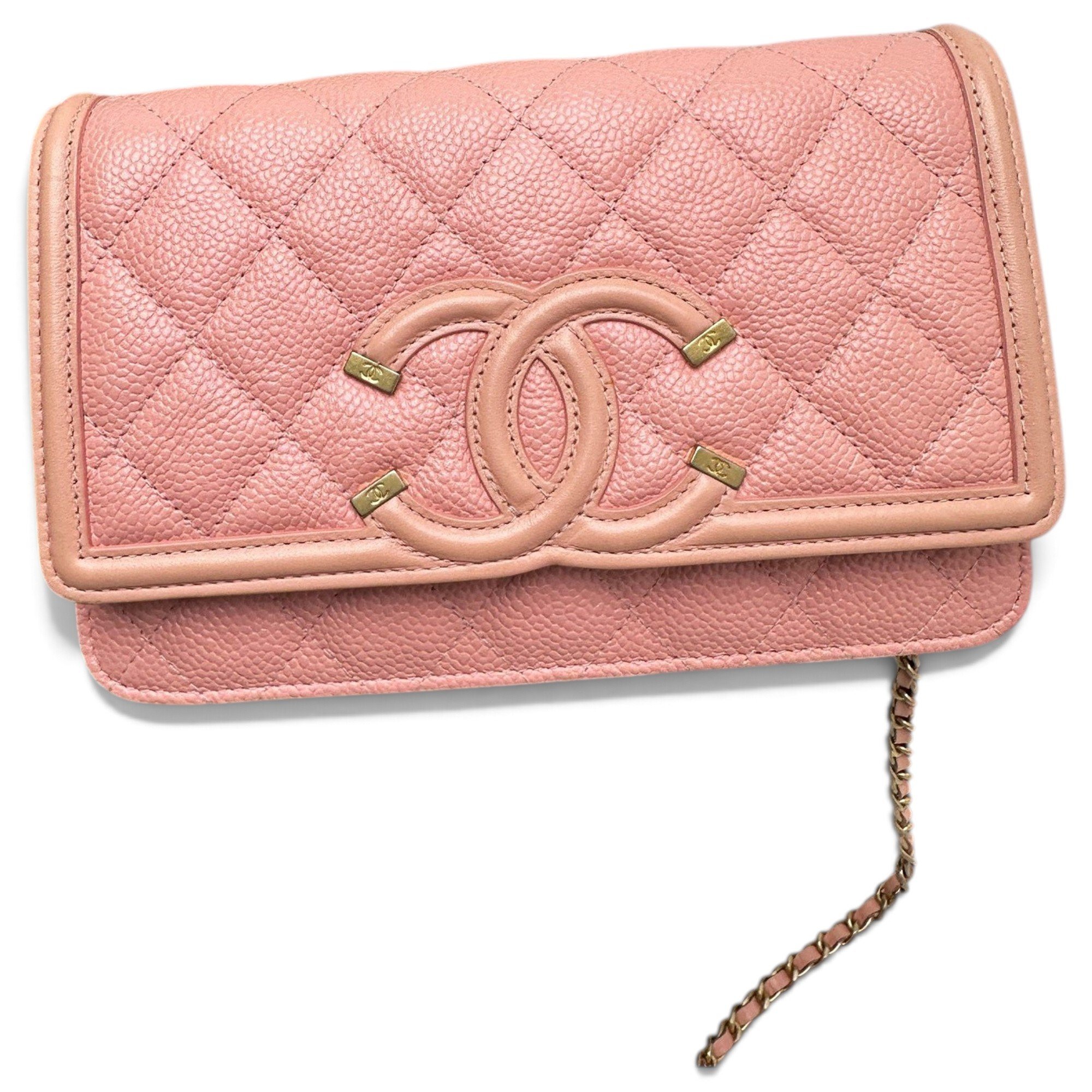 Trendy CC Flap leather crossbody bag