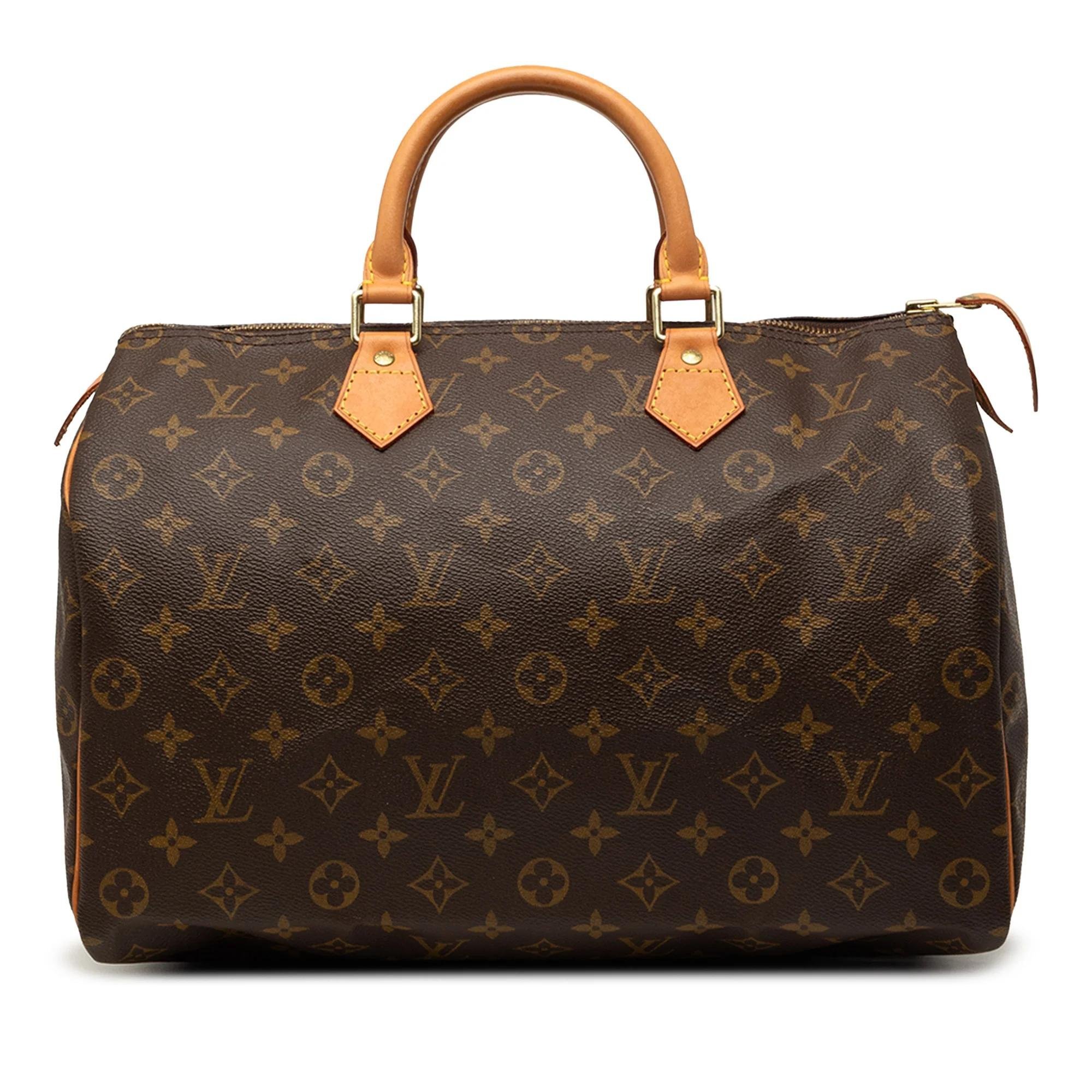 Speedy leather bag