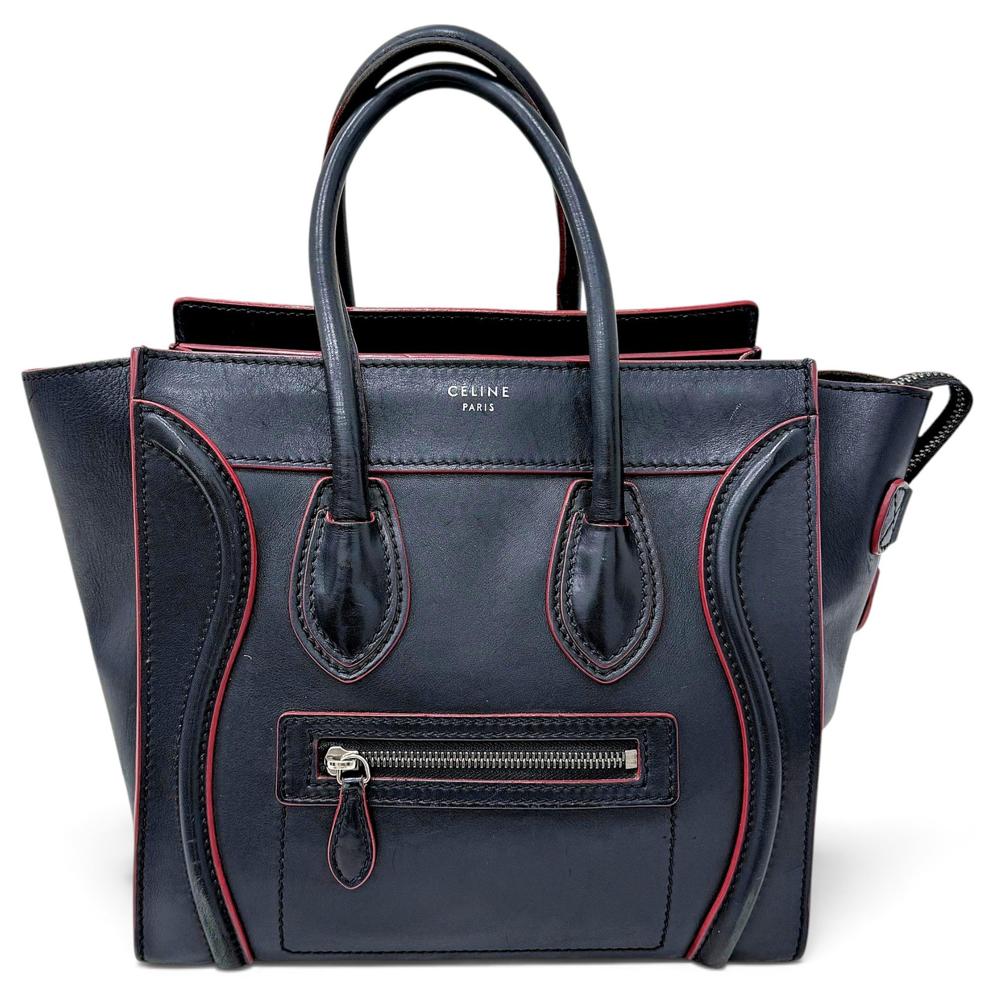 Luggage leather handbag