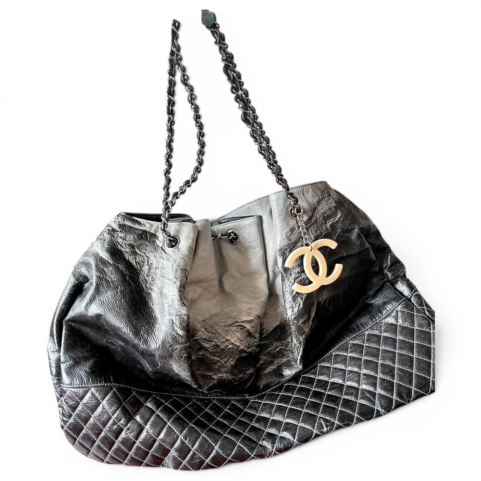 Leather tote