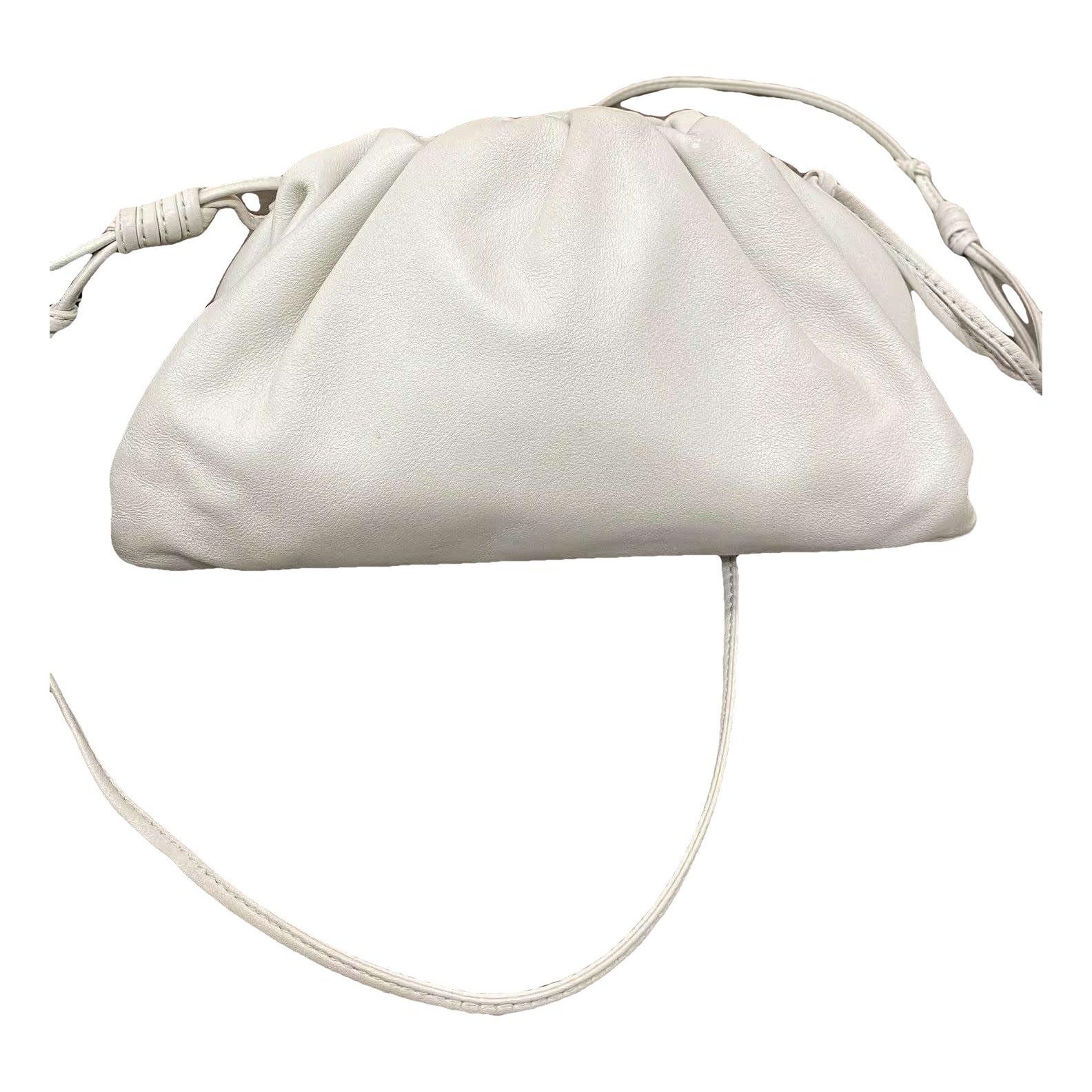 Pouch leather handbag