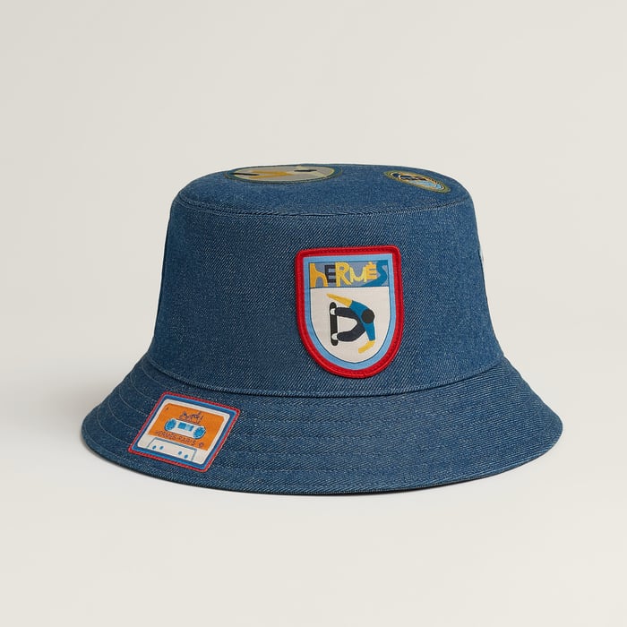 Bleu Jean Fred Punk H Bucket Hat