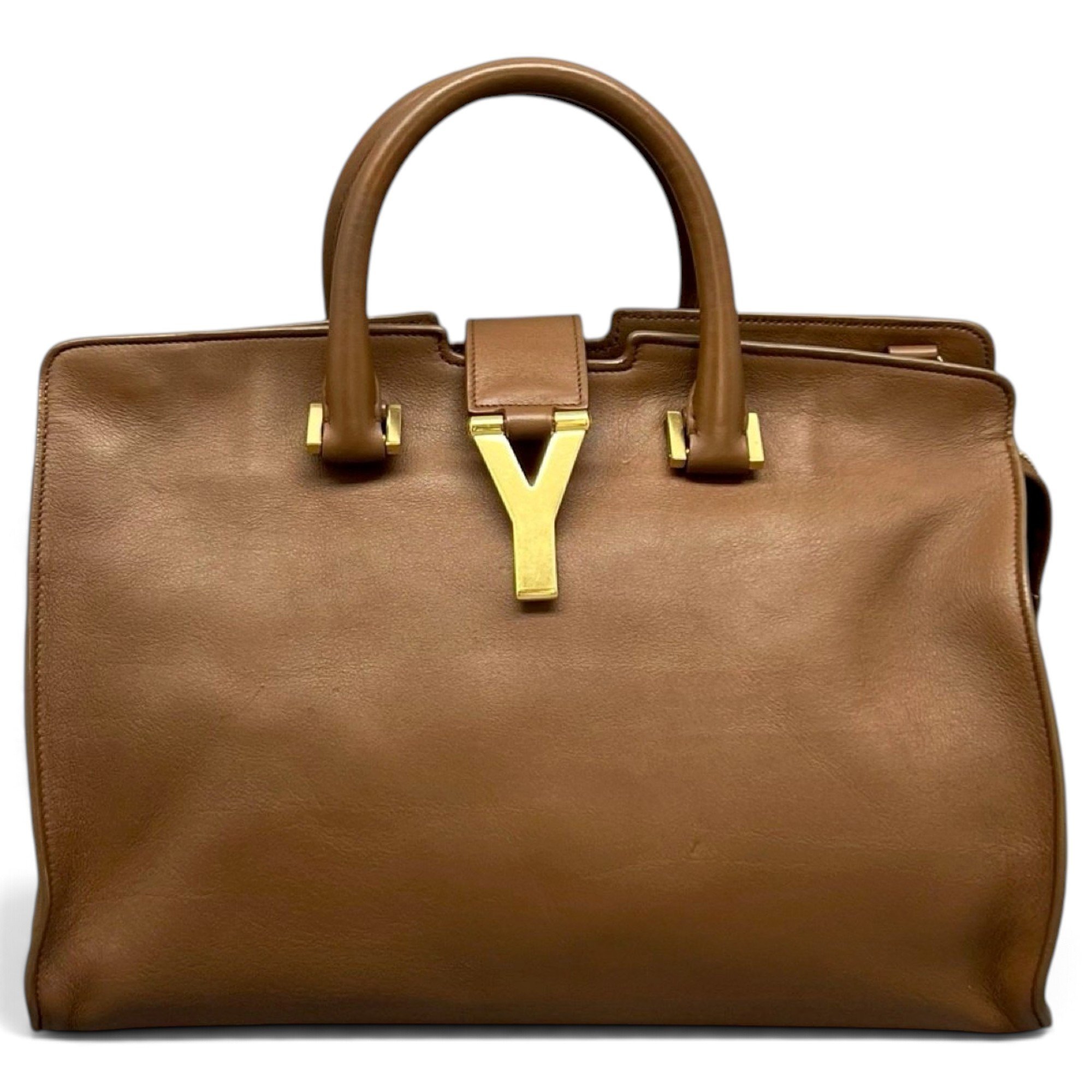 Y leather handbag