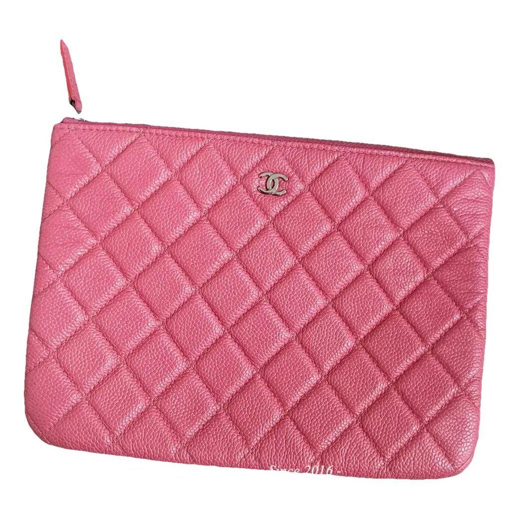 Boy leather clutch bag