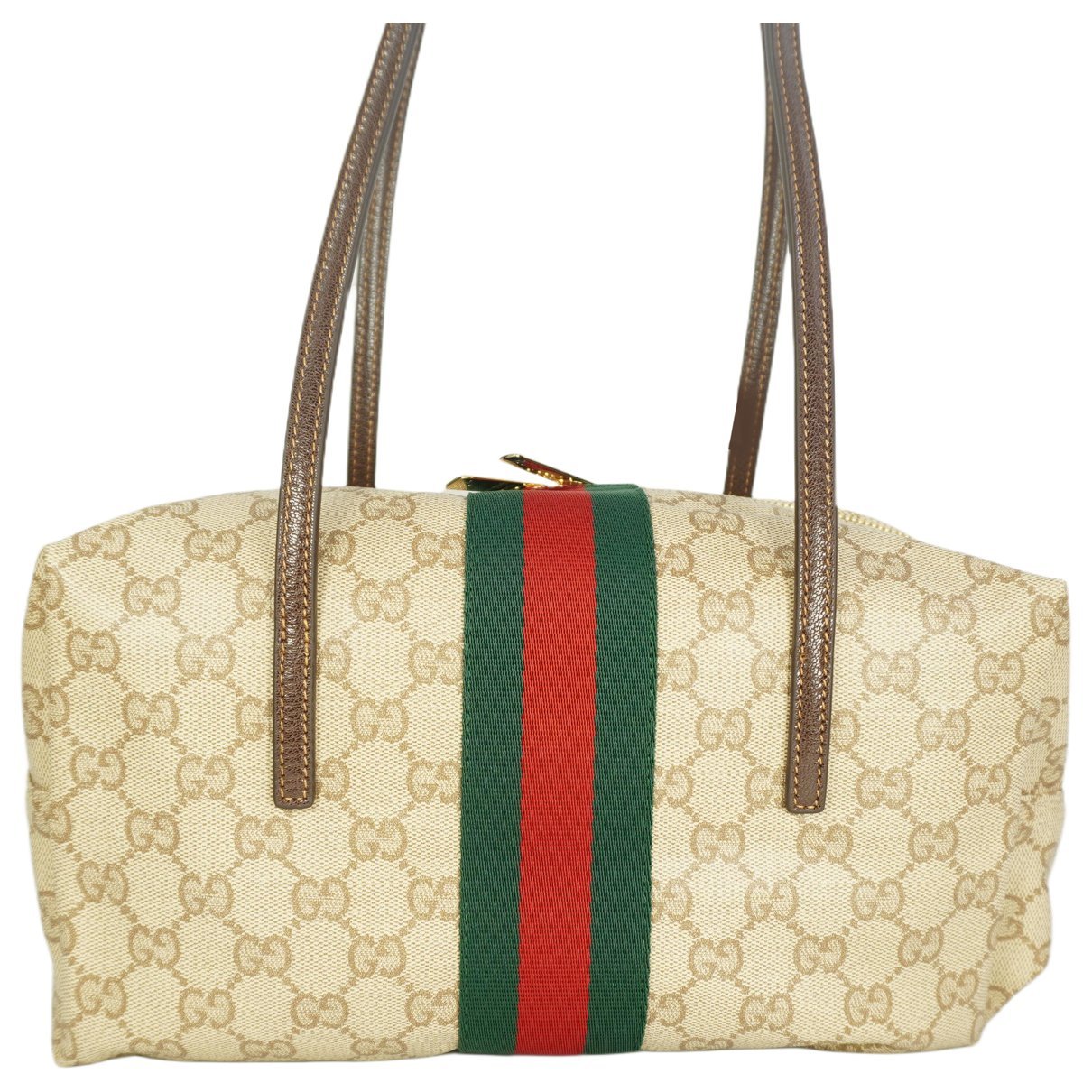 Boston leather handbag