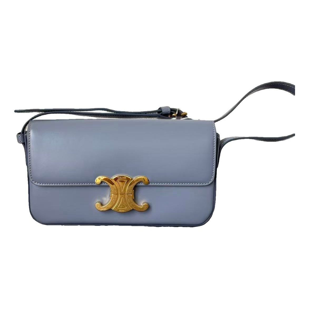 Triomphe Long leather handbag