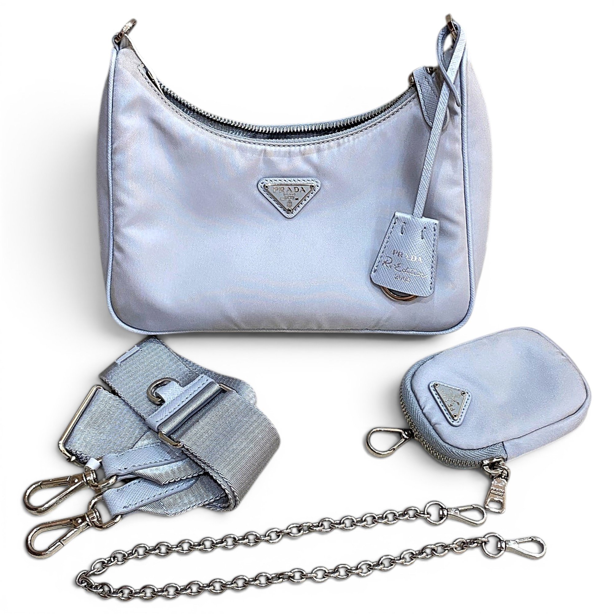 Re-edition cloth handbag