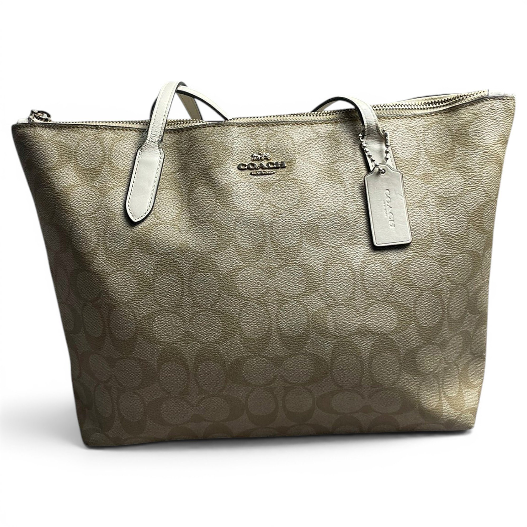 CITY ZIP TOTE leather handbag