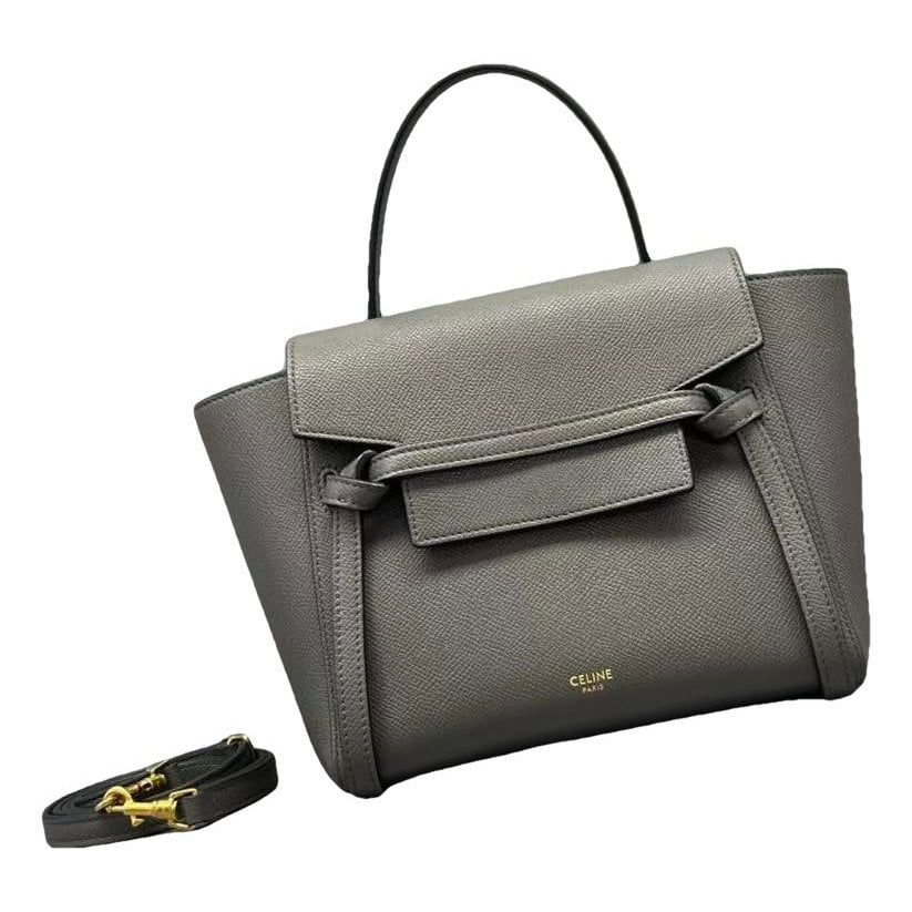 Belt leather handbag