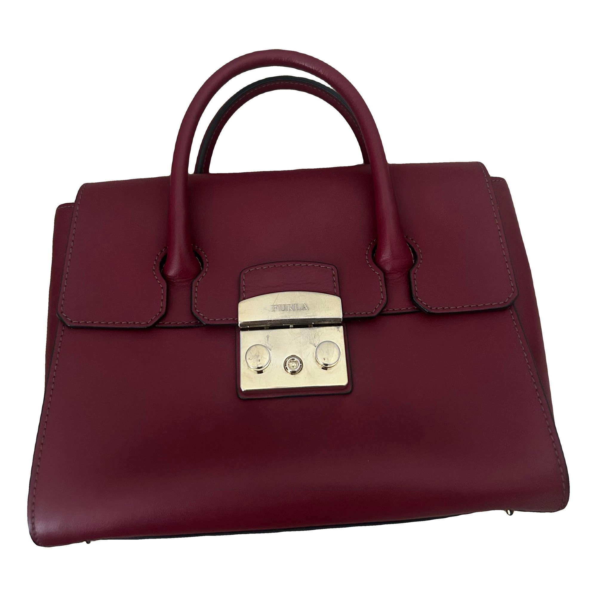 Metropolis leather handbag