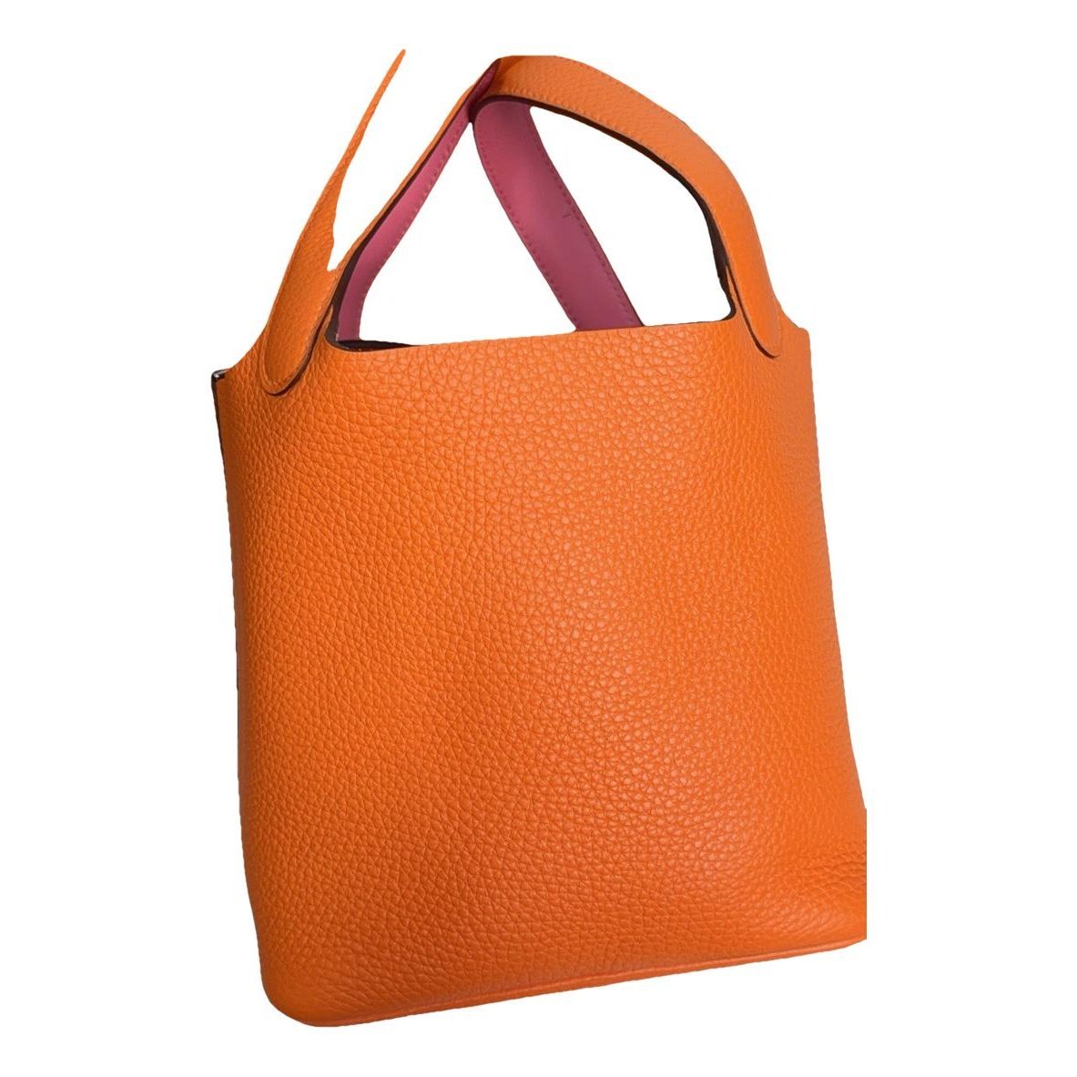 Picotin leather tote