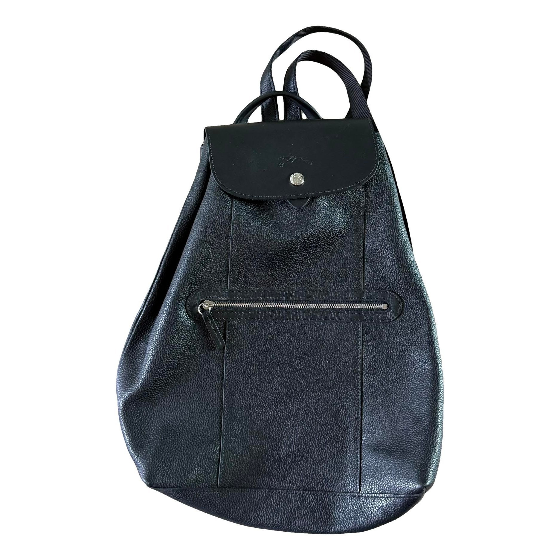 Leather backpack