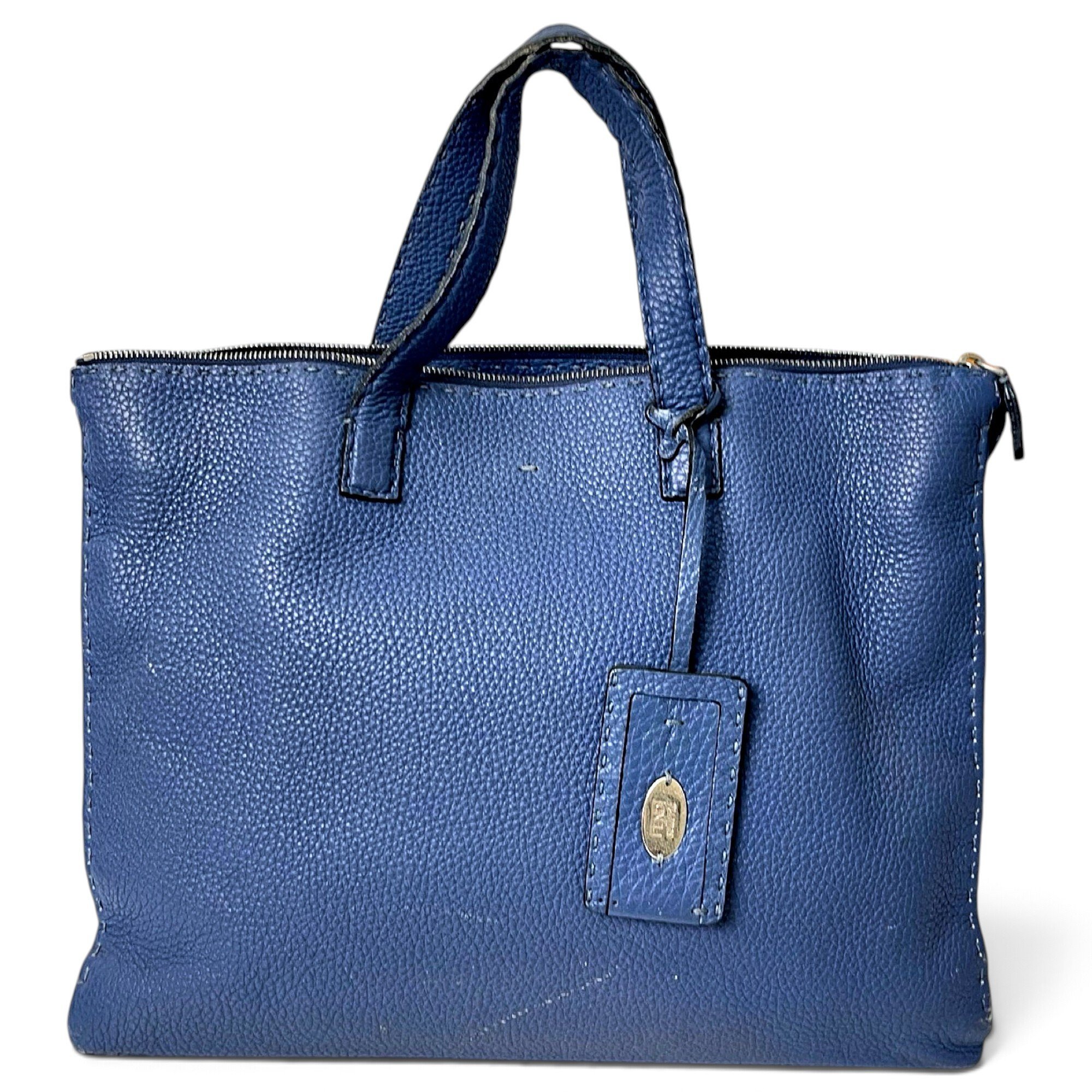 Leather tote