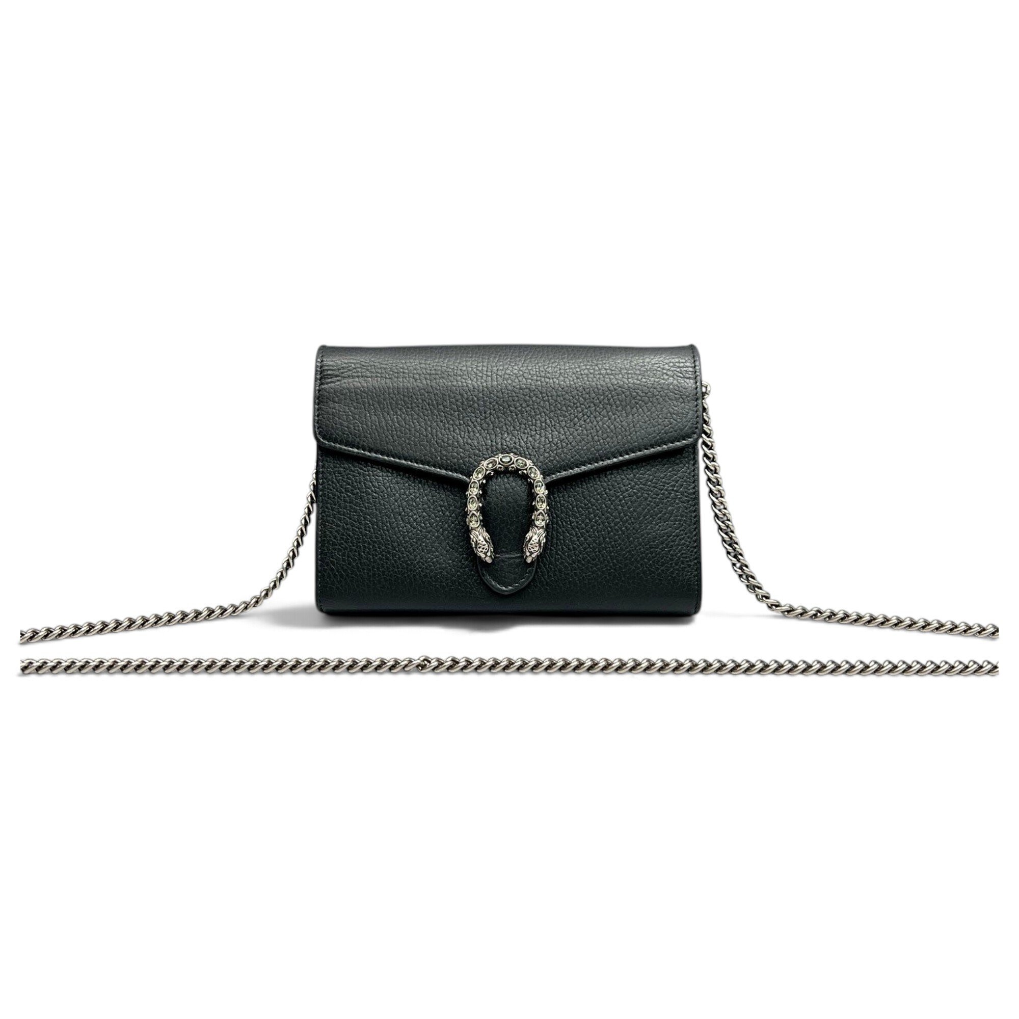 Dionysus Chain Wallet leather crossbody bag