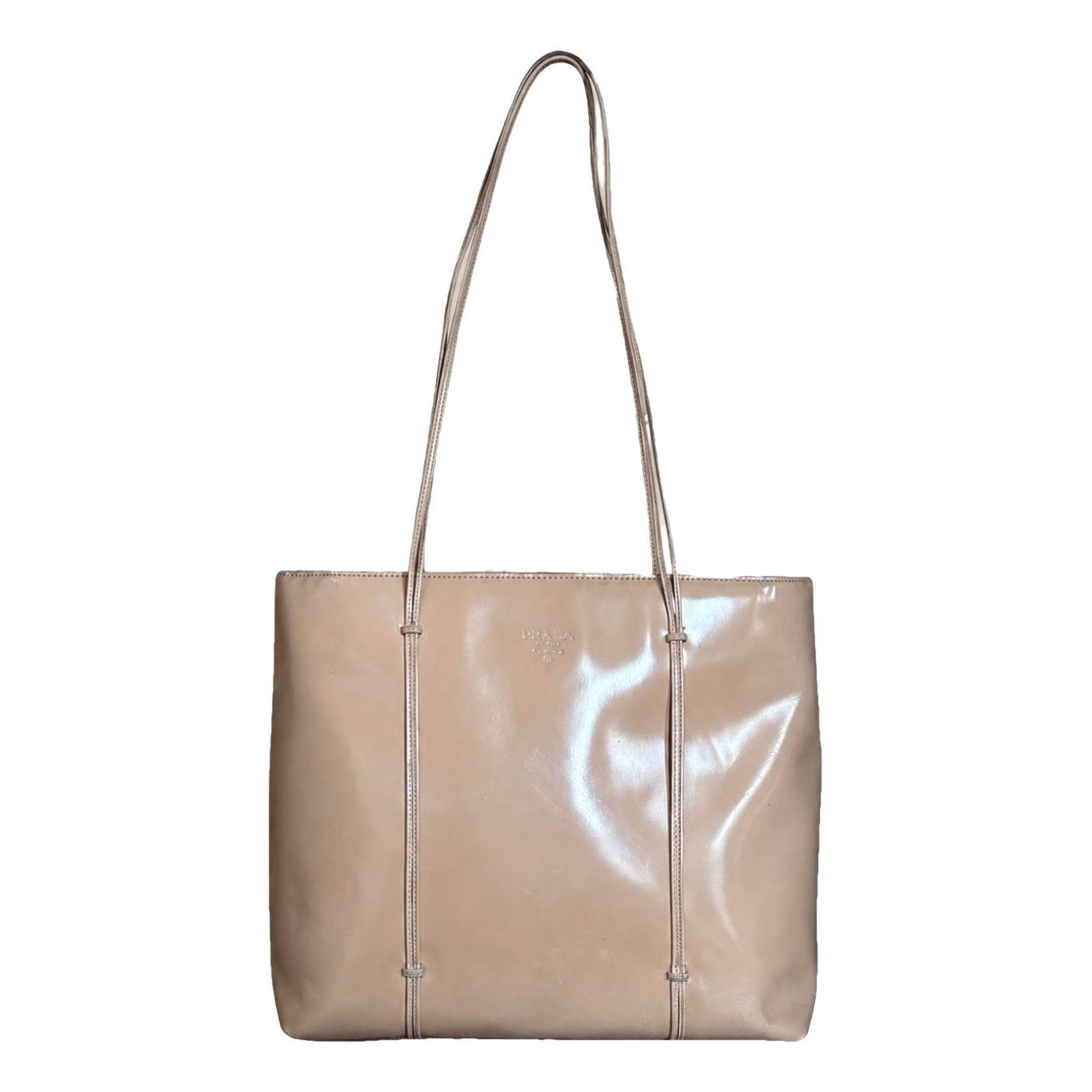 Patent leather handbag