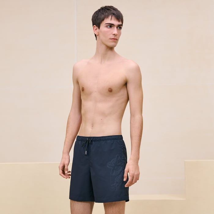 "Metallerie au Carre" swim trunks