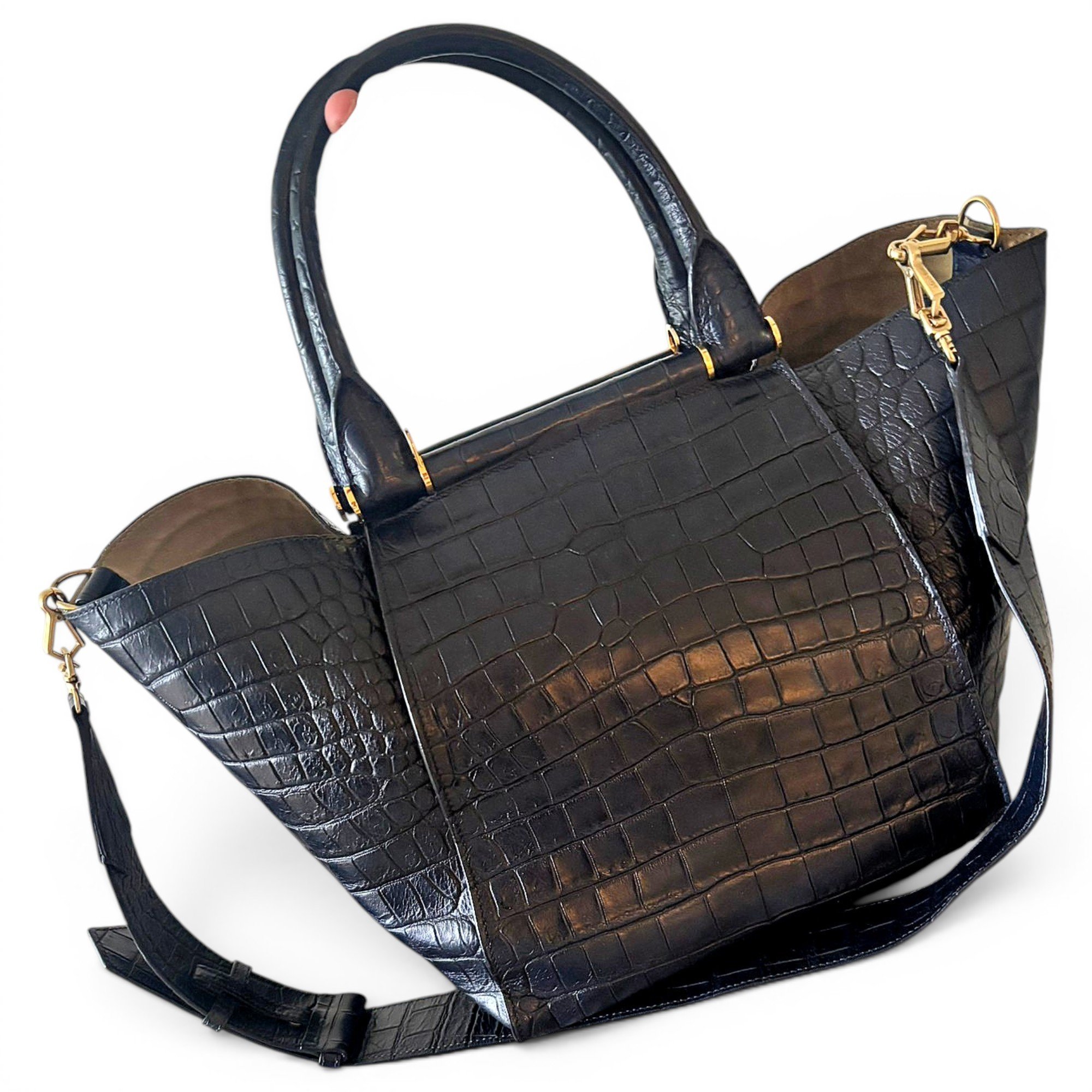 Max Mara Anita leather handbag