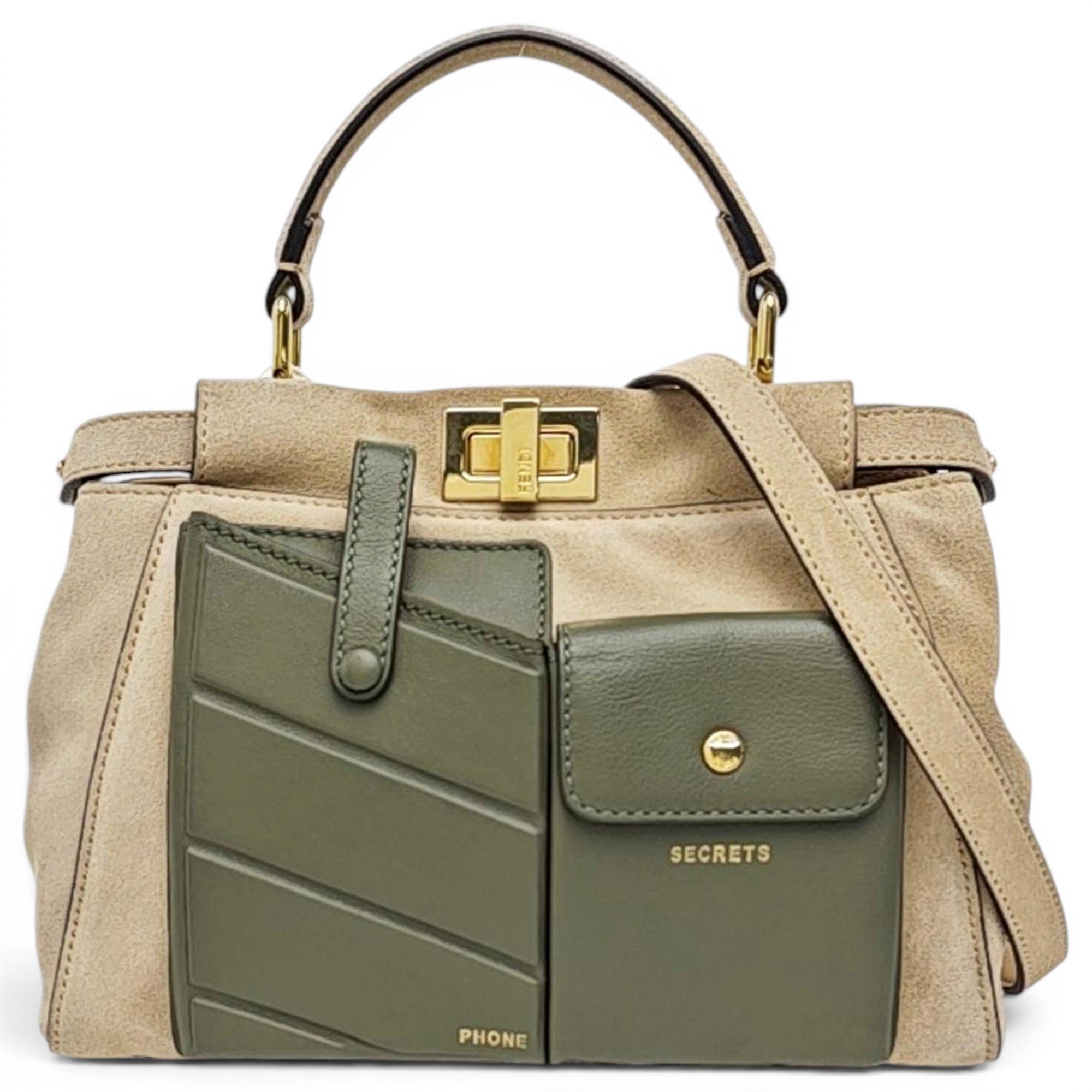 Fendi Peekaboo regular pocket handbag