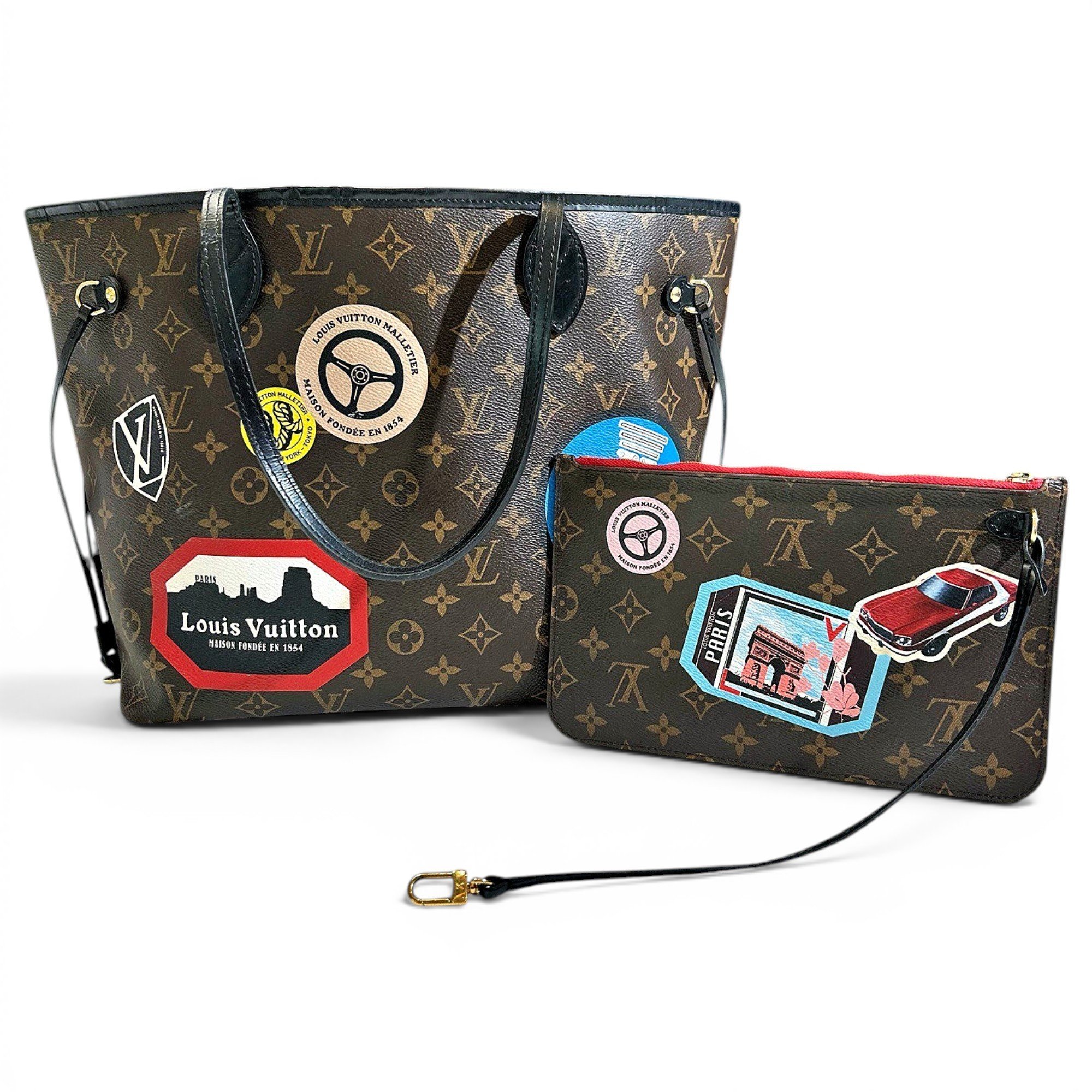 Neverfull leather handbag