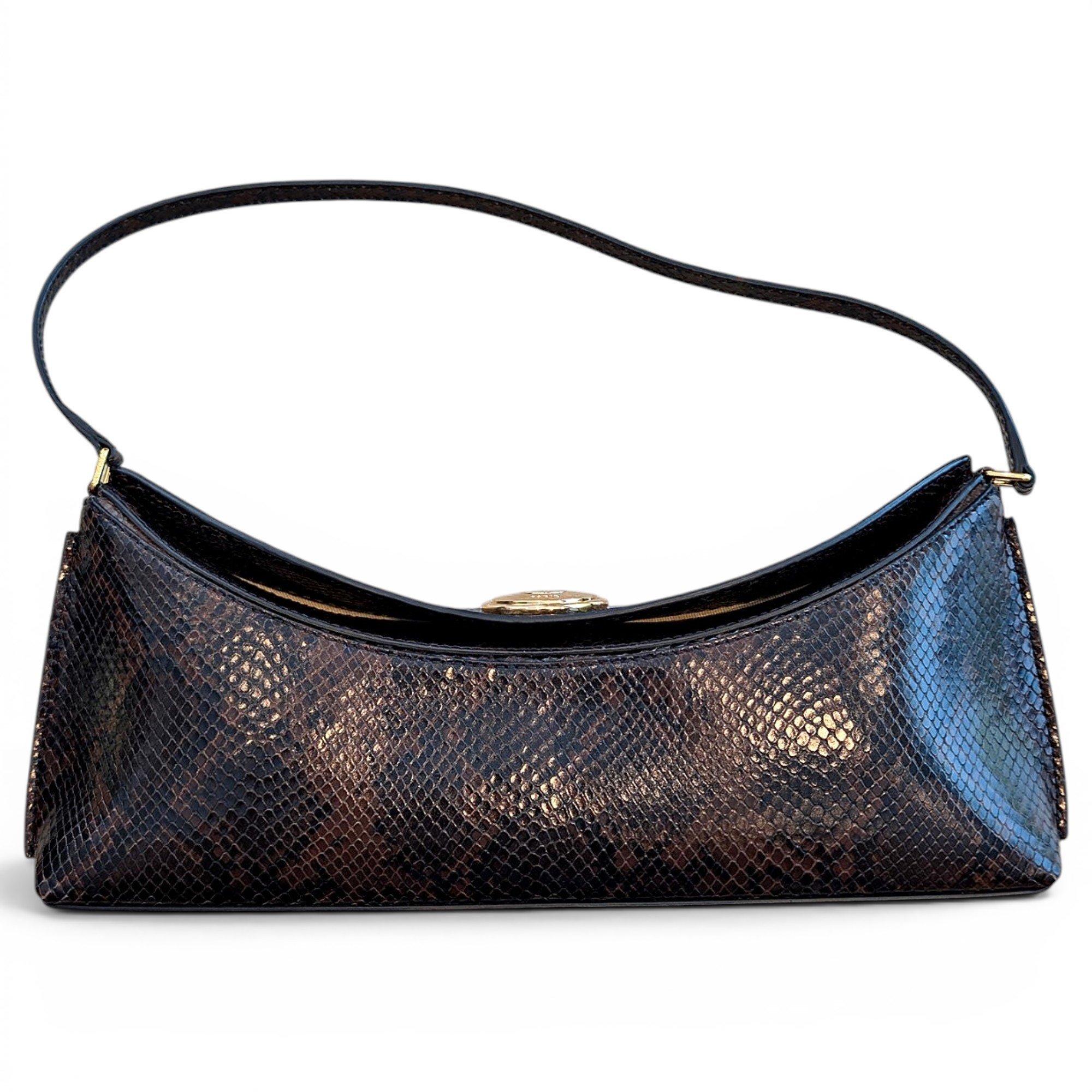 Pochette Ovalo leather handbag