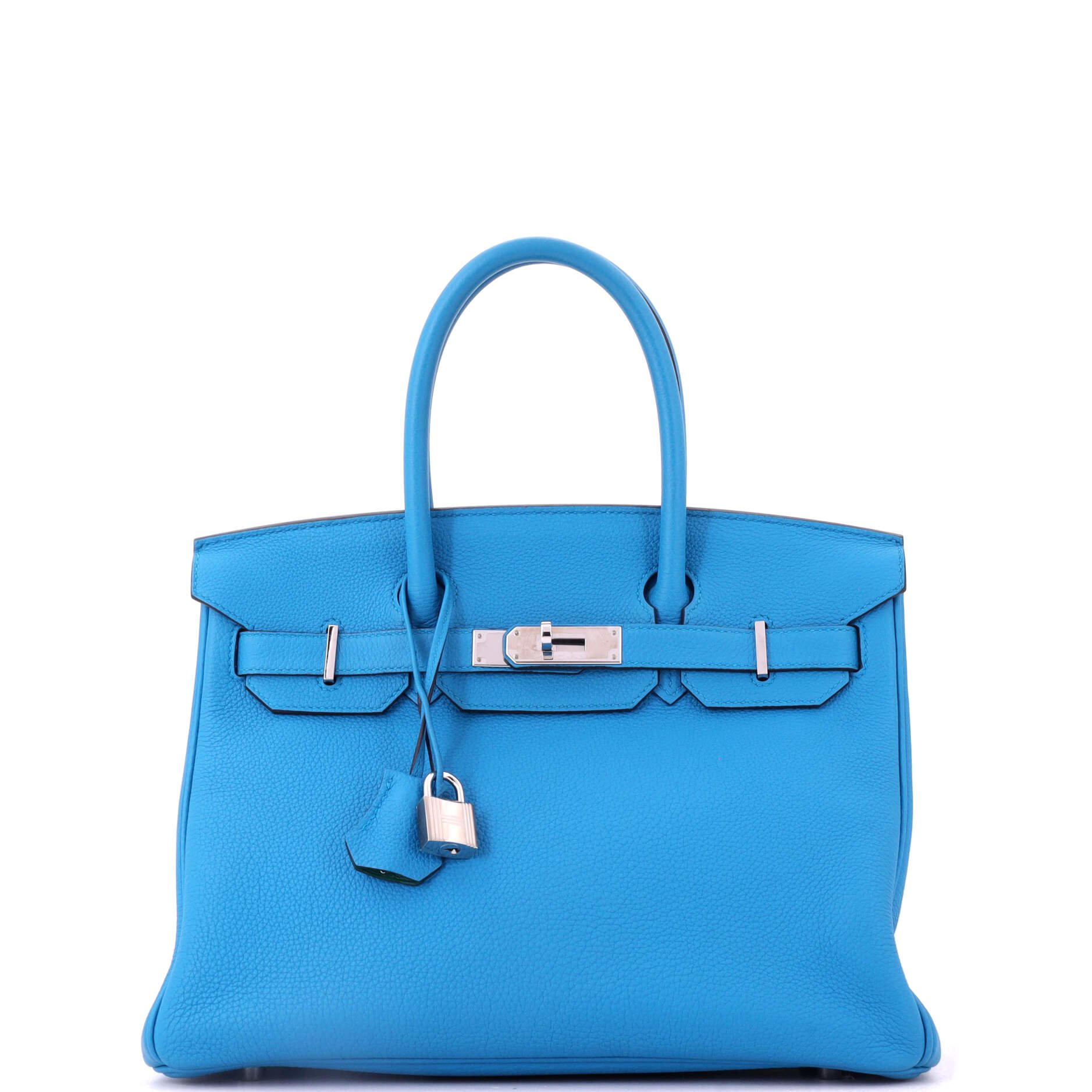 Hermes Birkin Handbag Verso Togo with Palladium Hardware 30