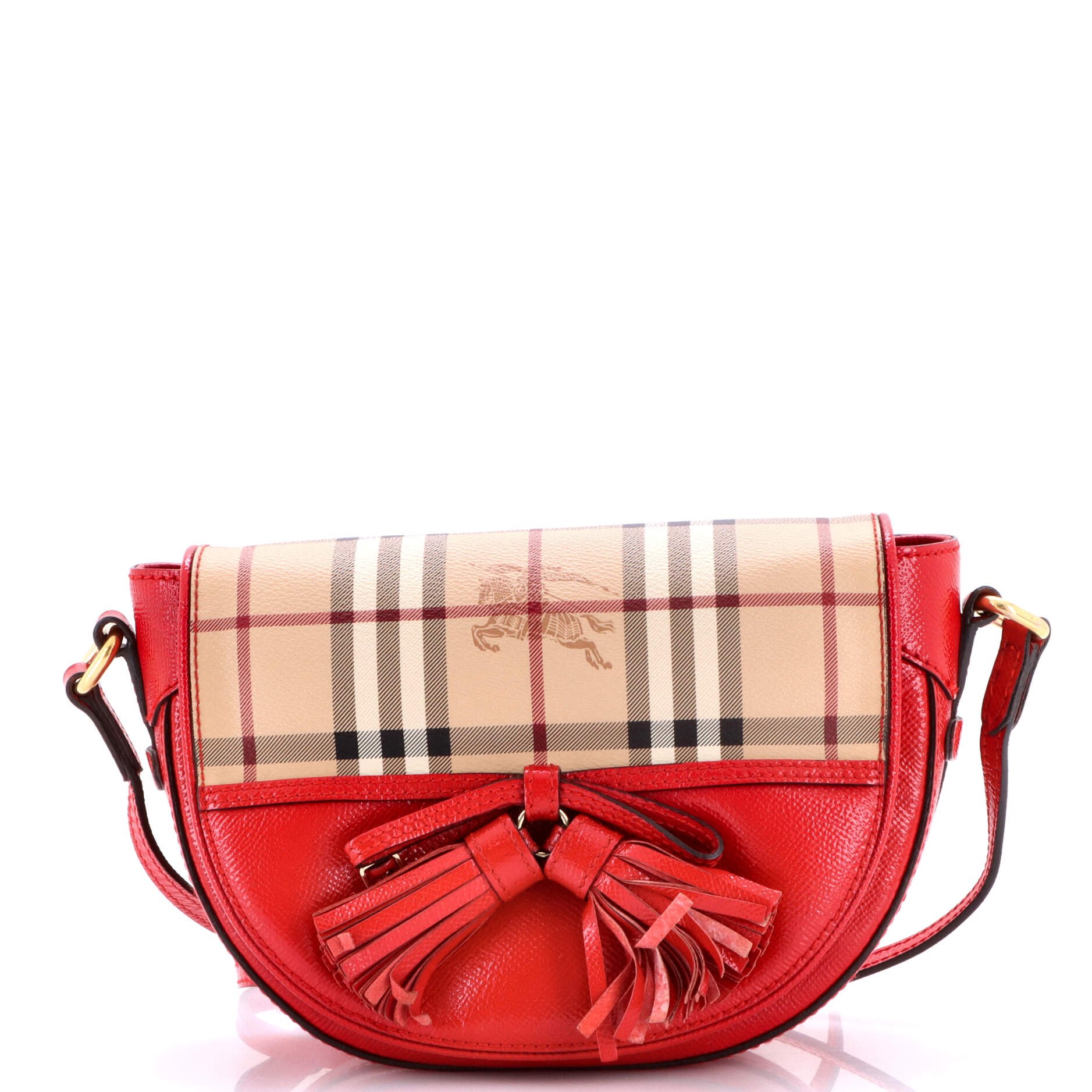 Maydown Crossbody Bag Haymarket Coated Canvas and Leather Small