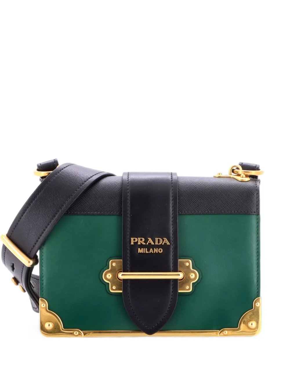 Cahier Leather and Saffiano Leather Small crossbody bag