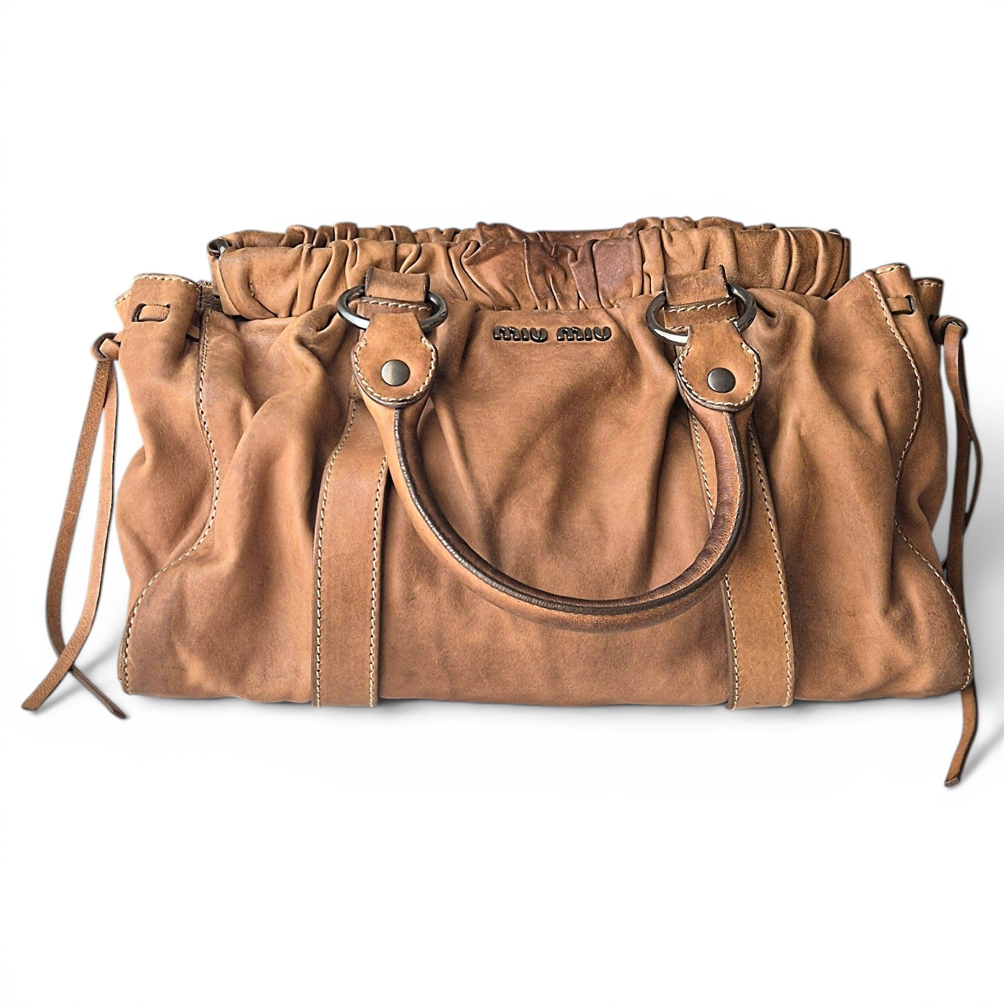 Leather handbag