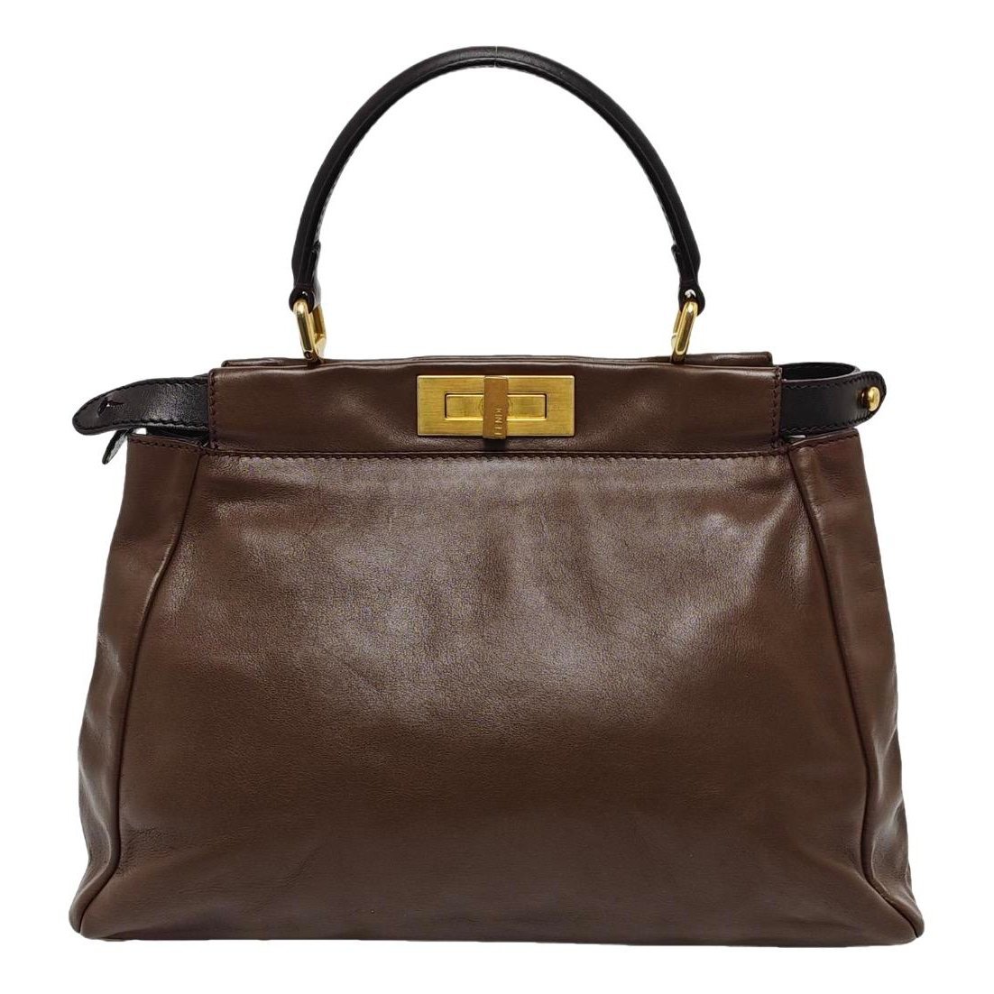 Peekaboo leather handbag