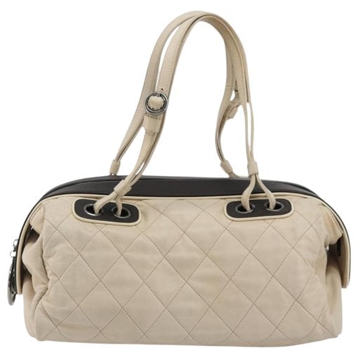 Trendy CC Bowler leather handbag