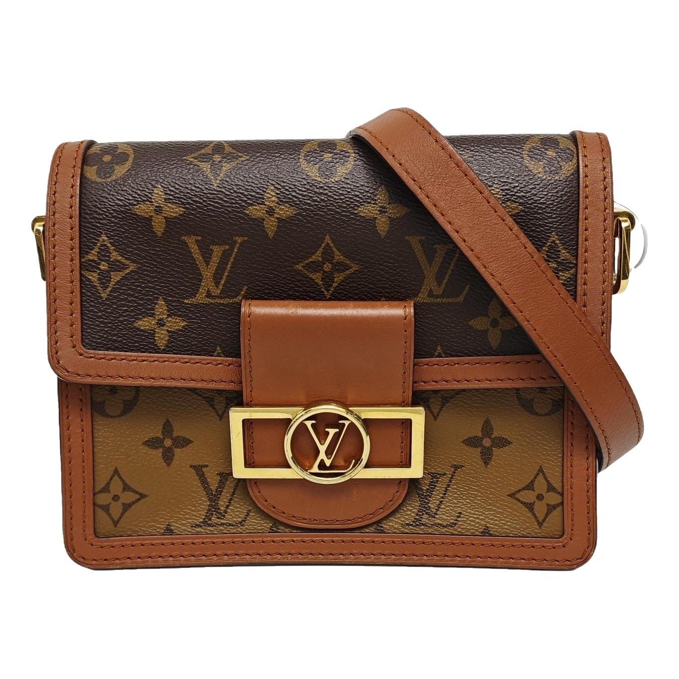 Dauphine leather handbag