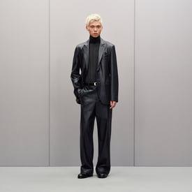 "Pinstripe" Stadium jacket, long model