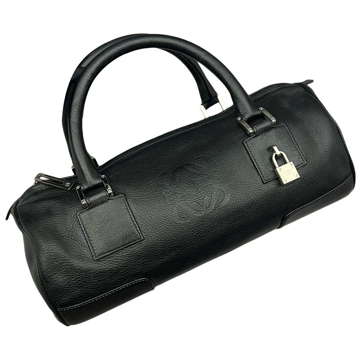 Leather bowling bag