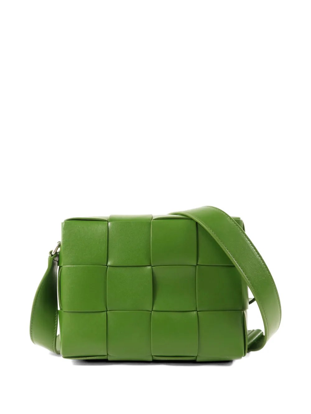 small Cassette Intrecciato leather shoulder bag