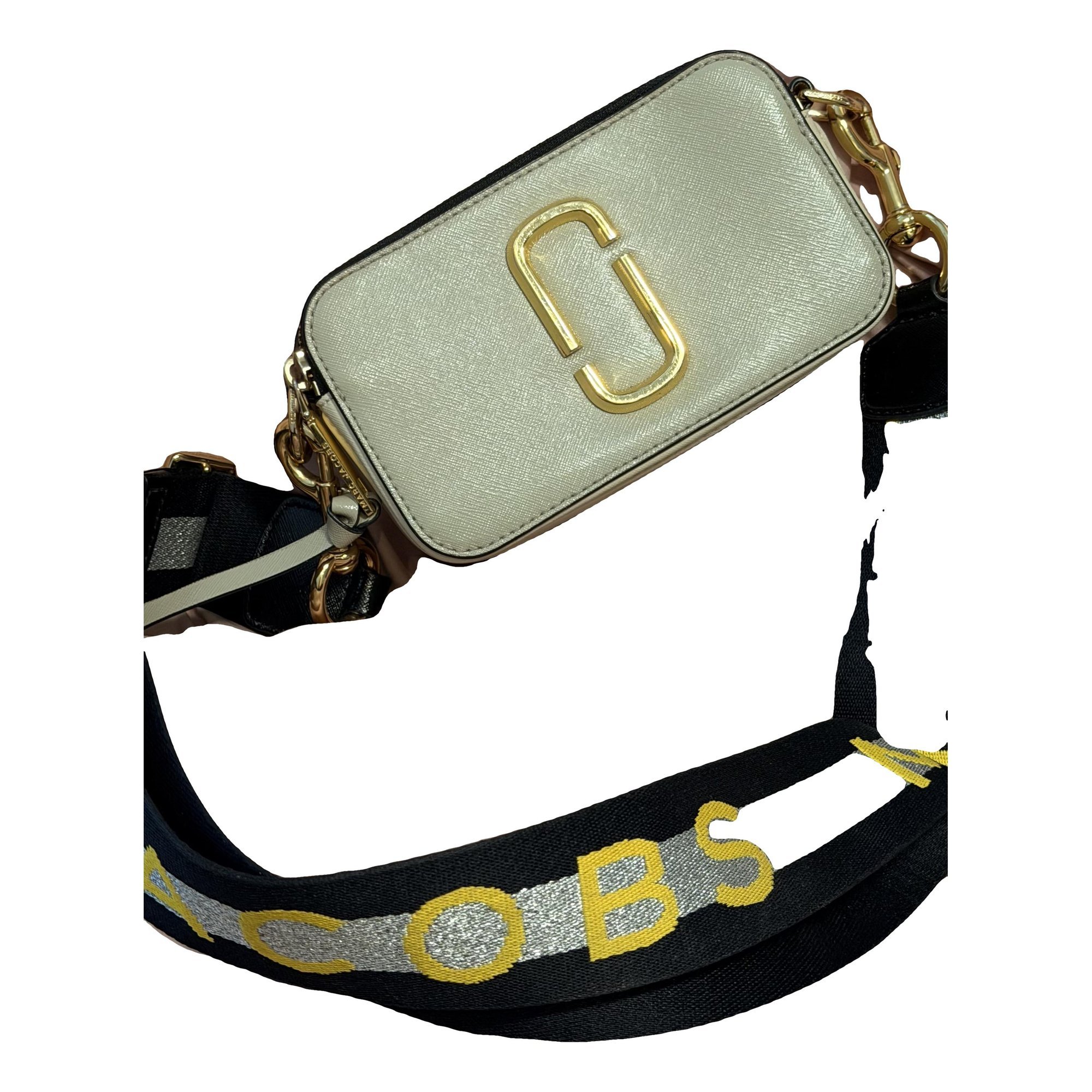 Snapshot leather handbag