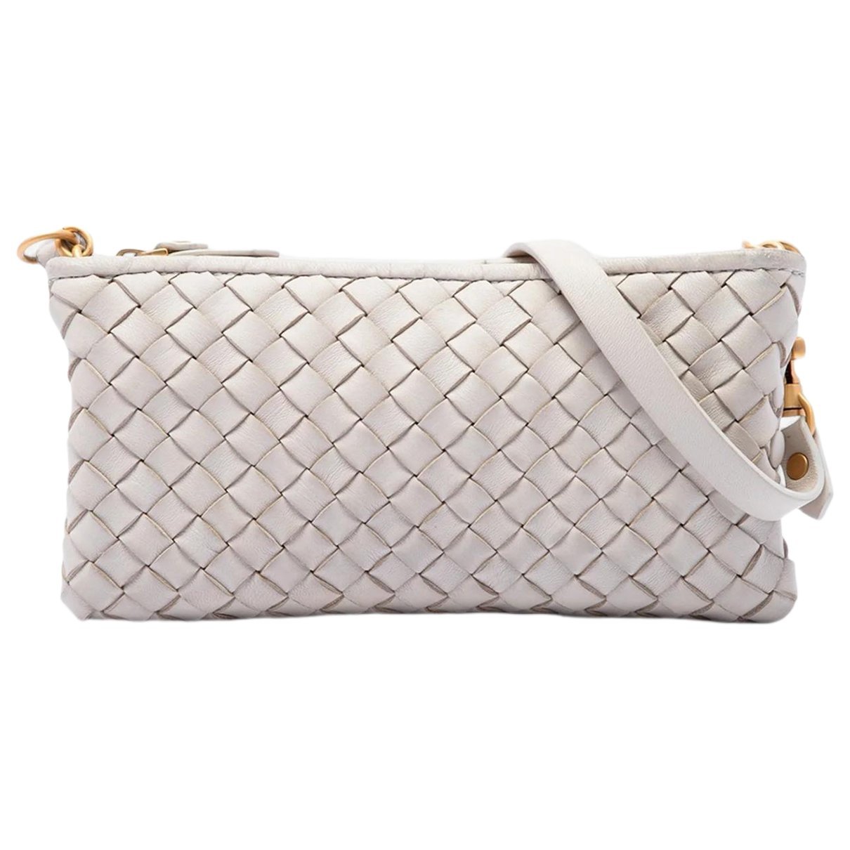 Pouch leather crossbody bag