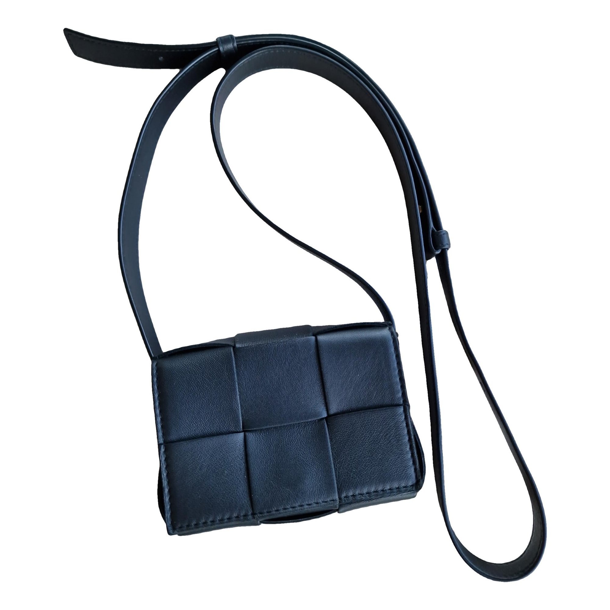 Cassette leather crossbody bag
