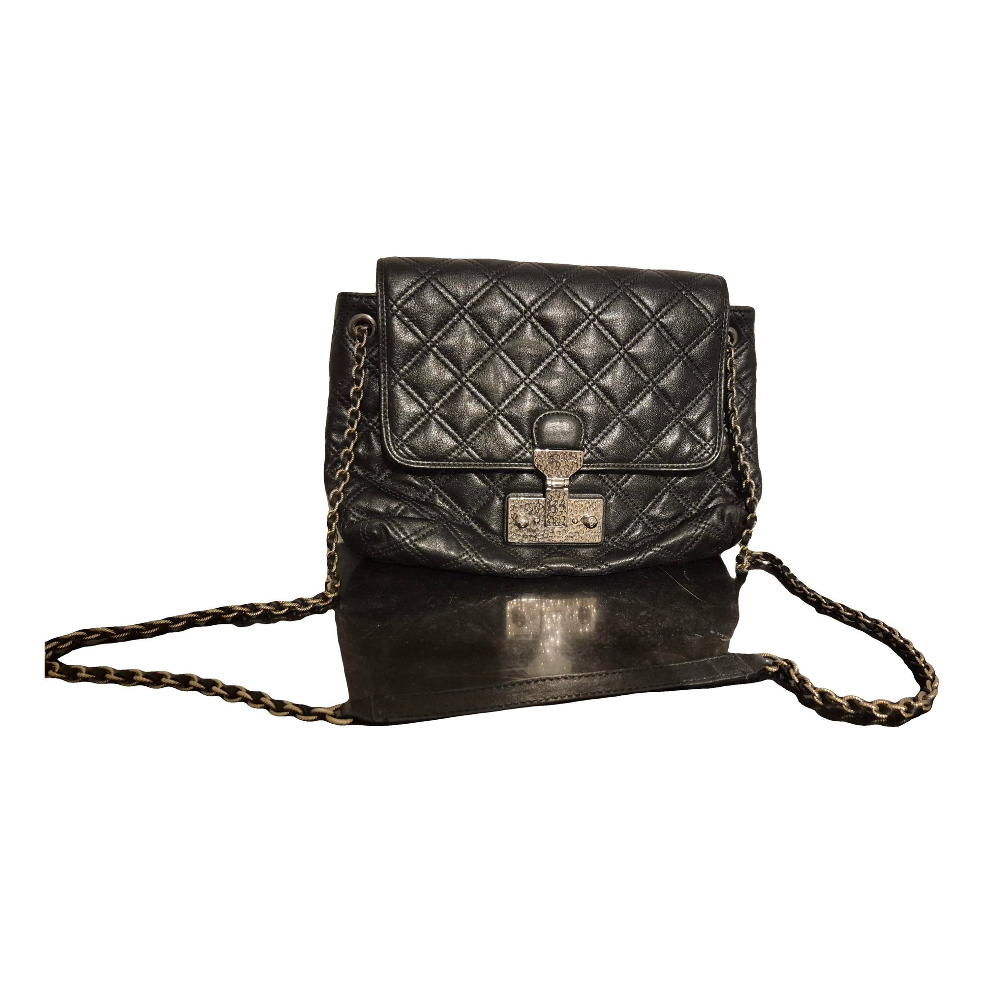 Single leather crossbody bag