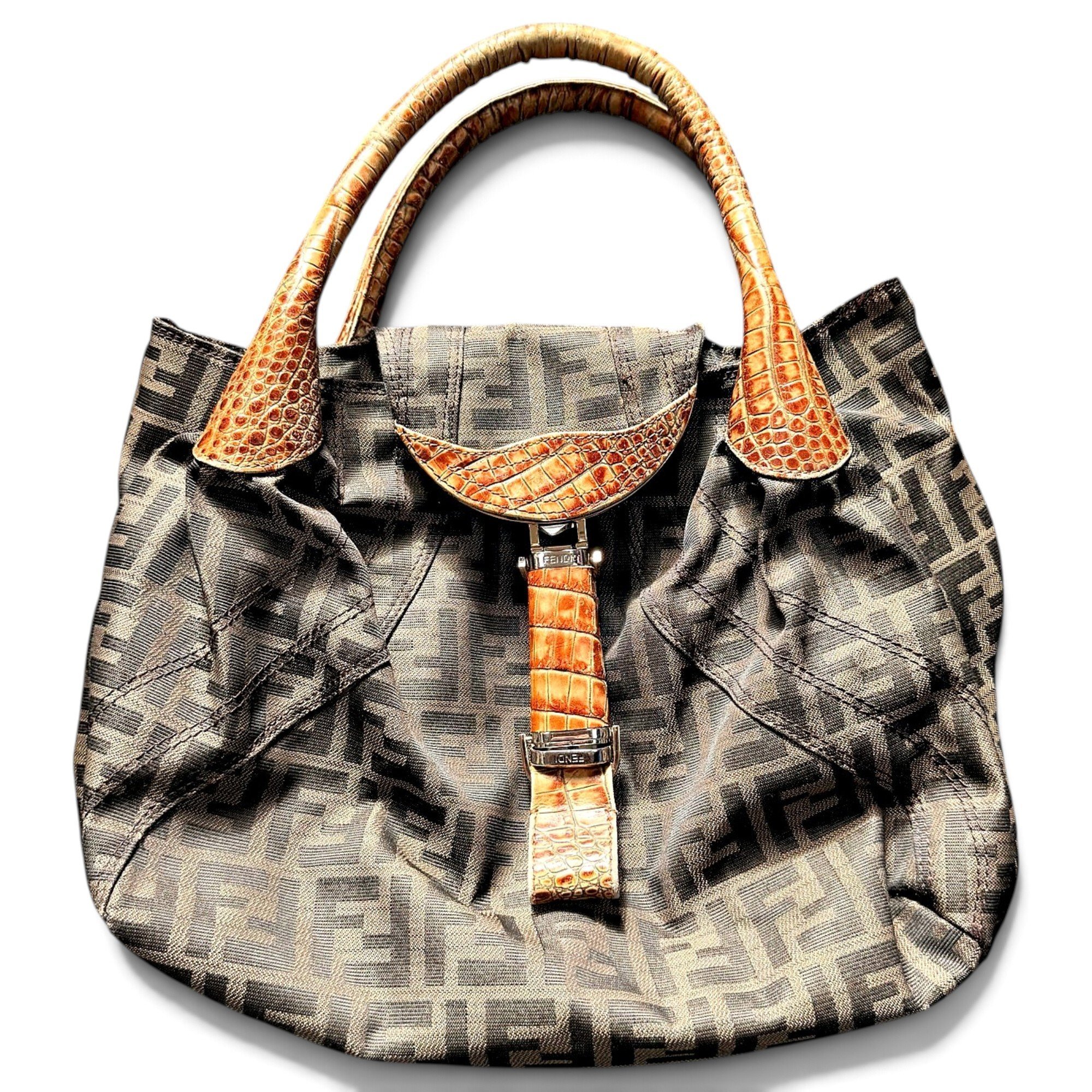 Spy cloth handbag
