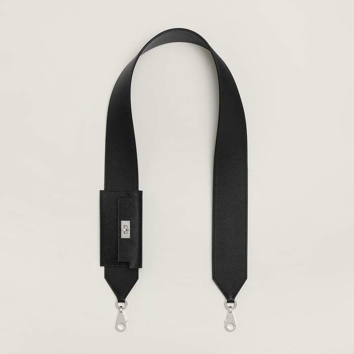Noir Kelly Pocket Bag Strap 50 MM