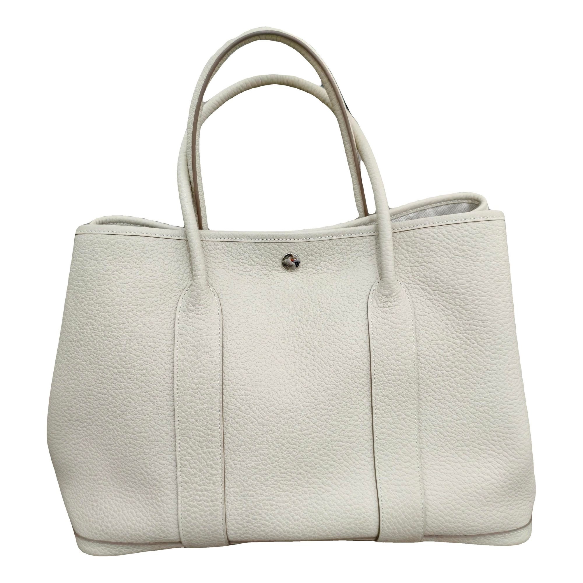 Garden Party leather handbag