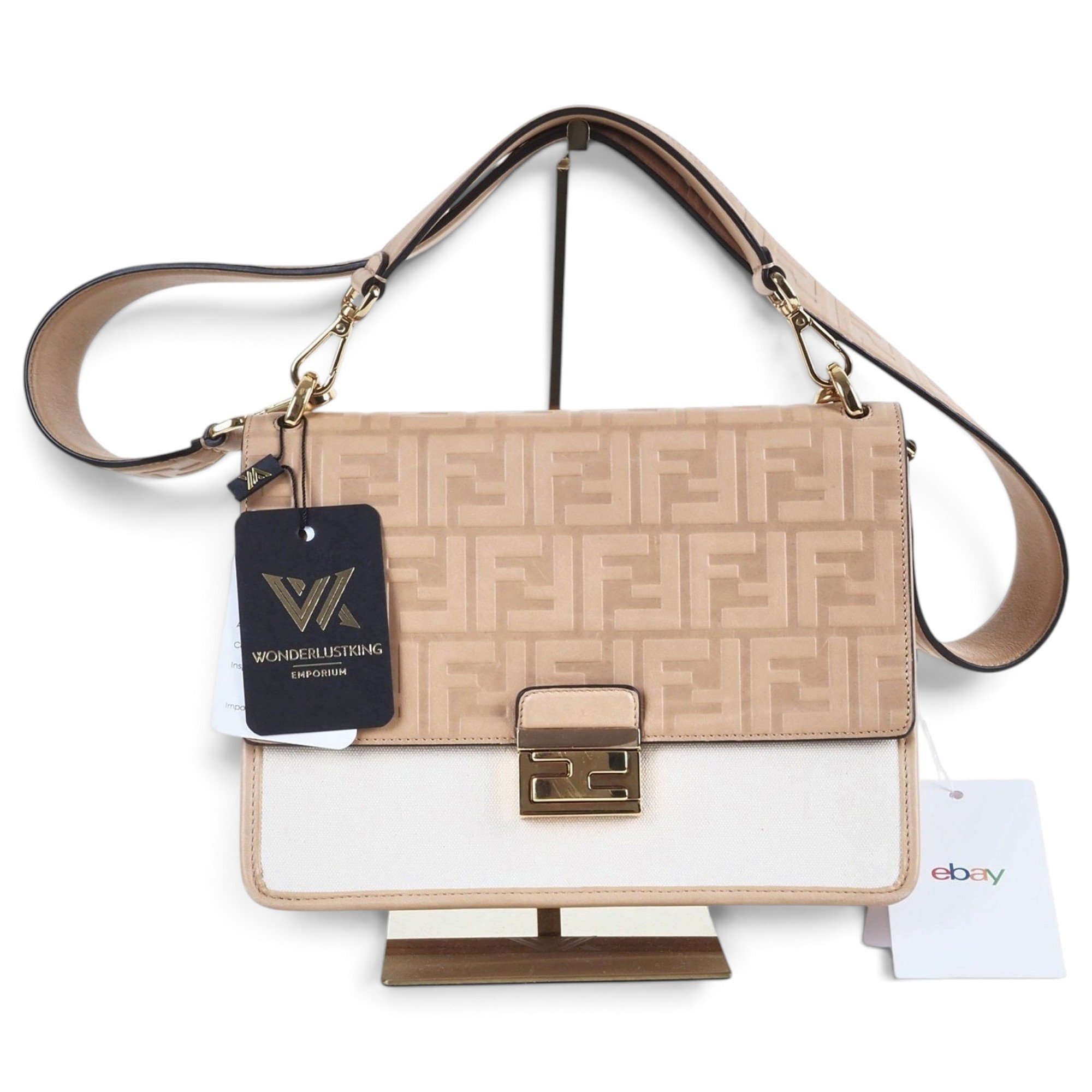 Kan U leather handbag