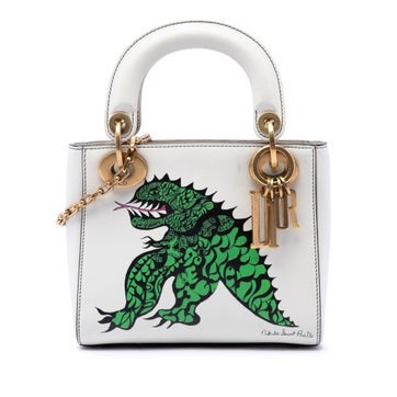Dior Limited Edition Niki De Saint Phalle Mini Calfskin Dragon Lady Dior