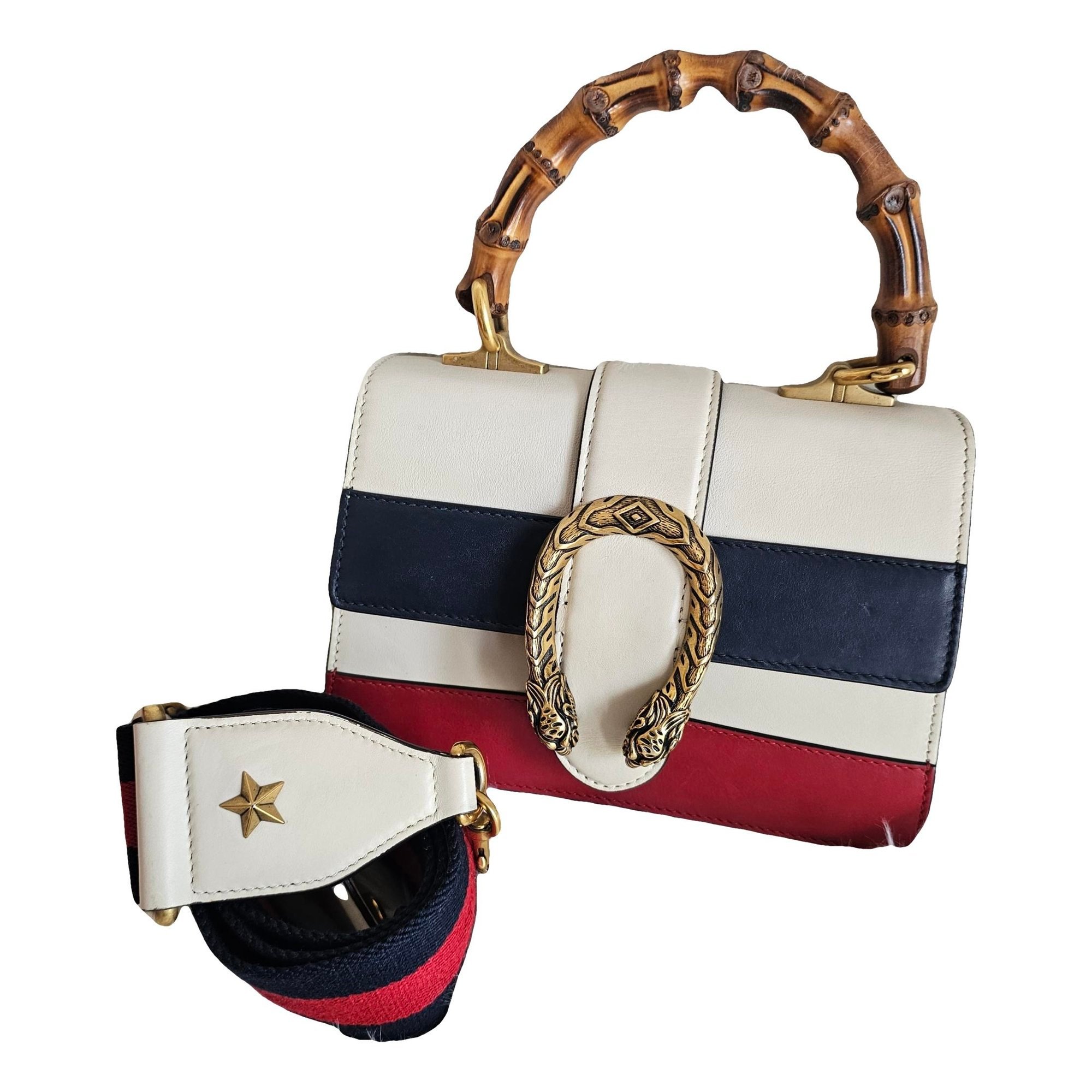 Dionysus Bamboo leather handbag